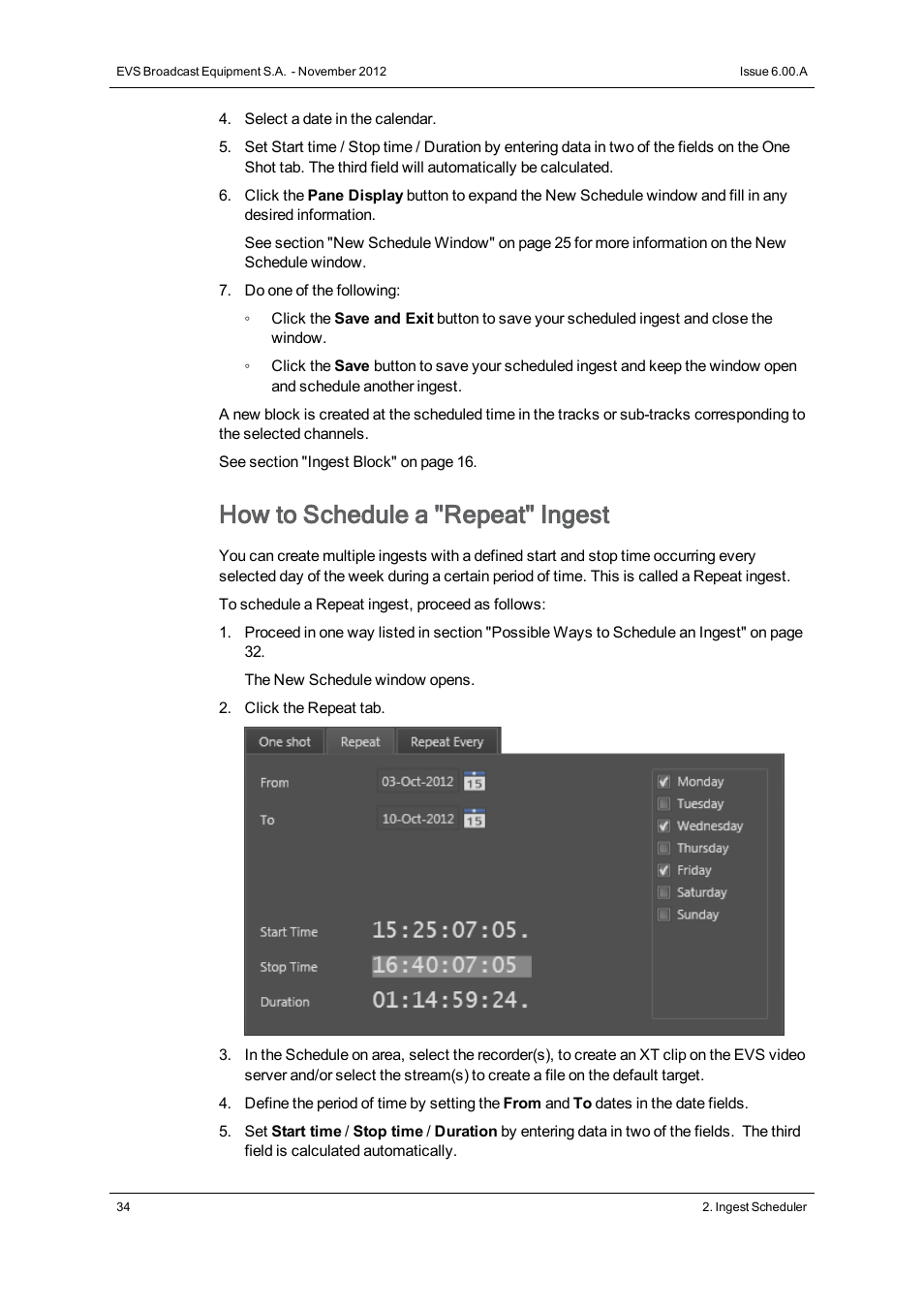 How to schedule a 