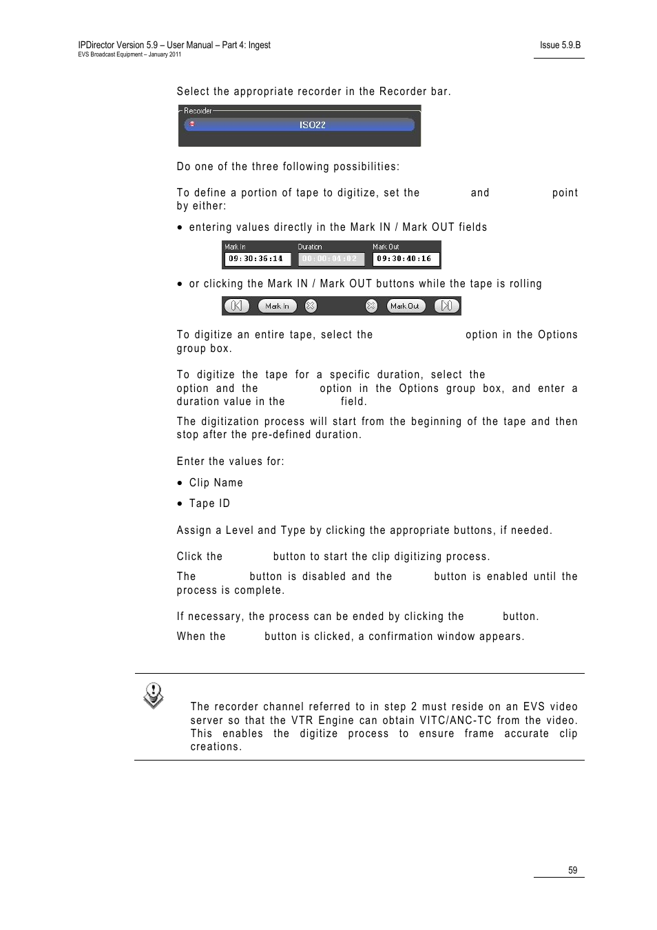 EVS IPDirector Version 5.9 - January 2011 Part 4 User’s Manual User Manual | Page 70 / 81