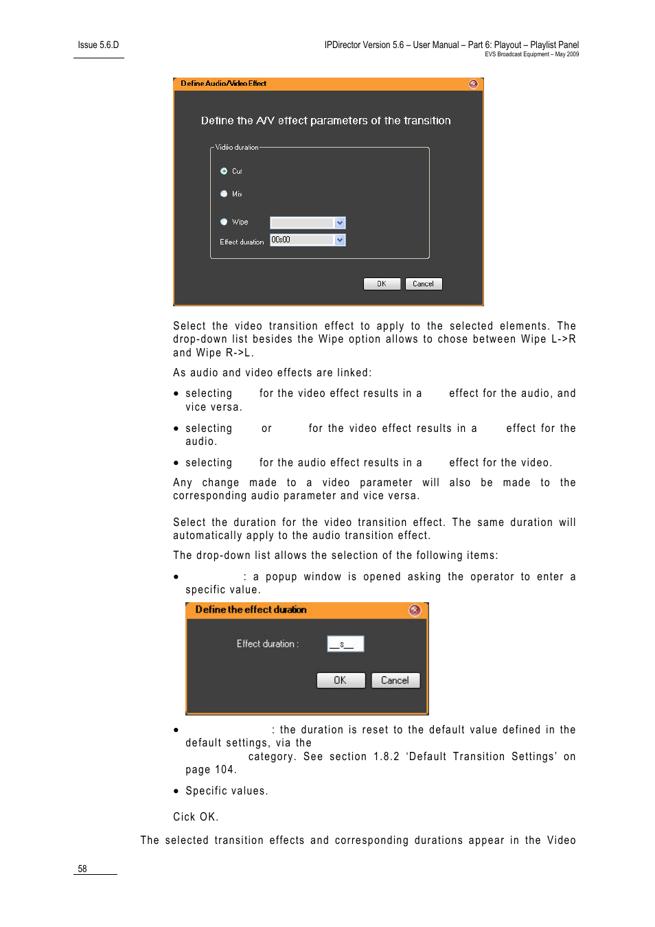 EVS IPDirector Version 5.6 - May 2009 Part 6 User's Manual User Manual | Page 67 / 157