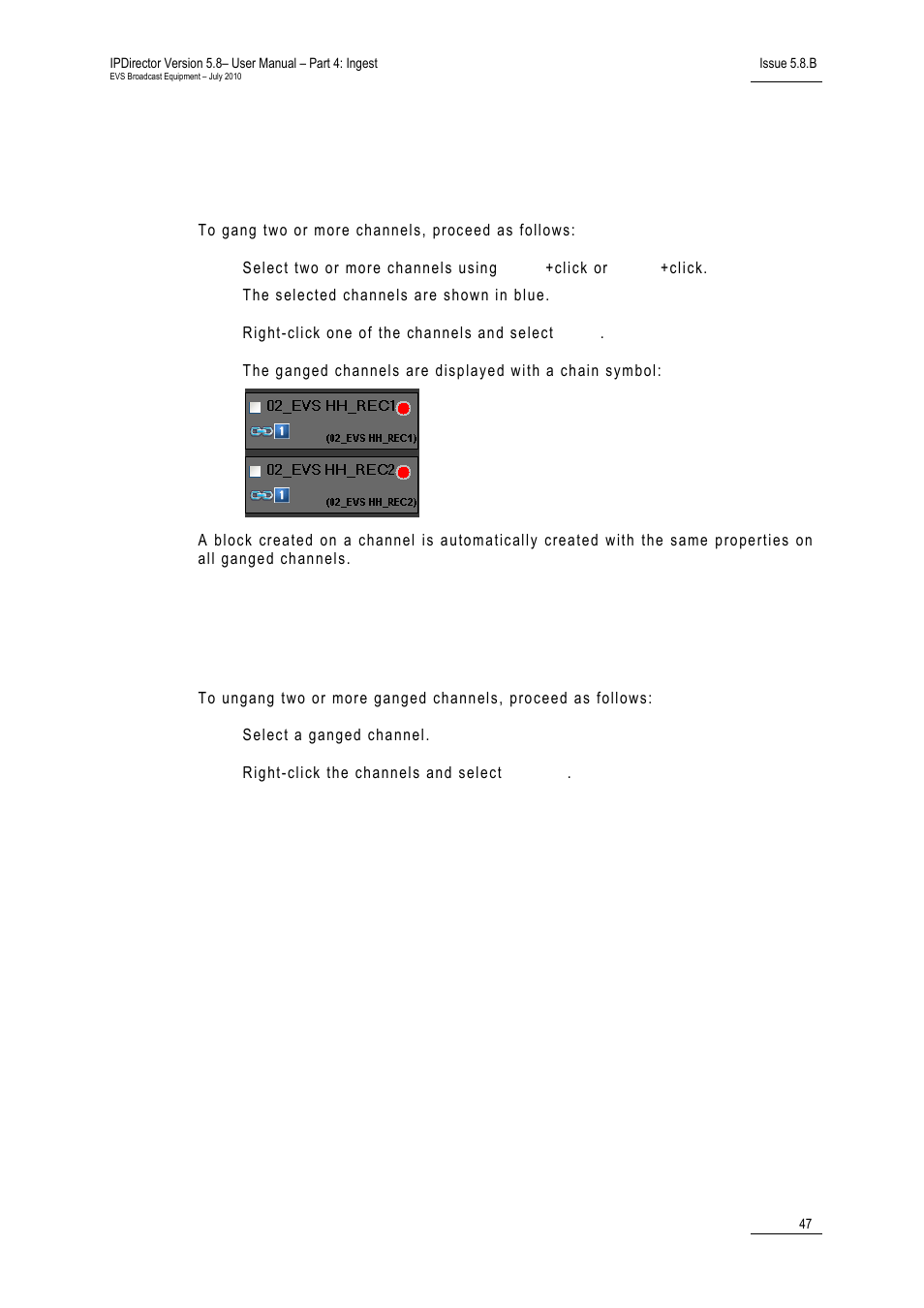 EVS IPDirector Version 5.8 - July 2010 Part 4 User's Manual User Manual | Page 58 / 81