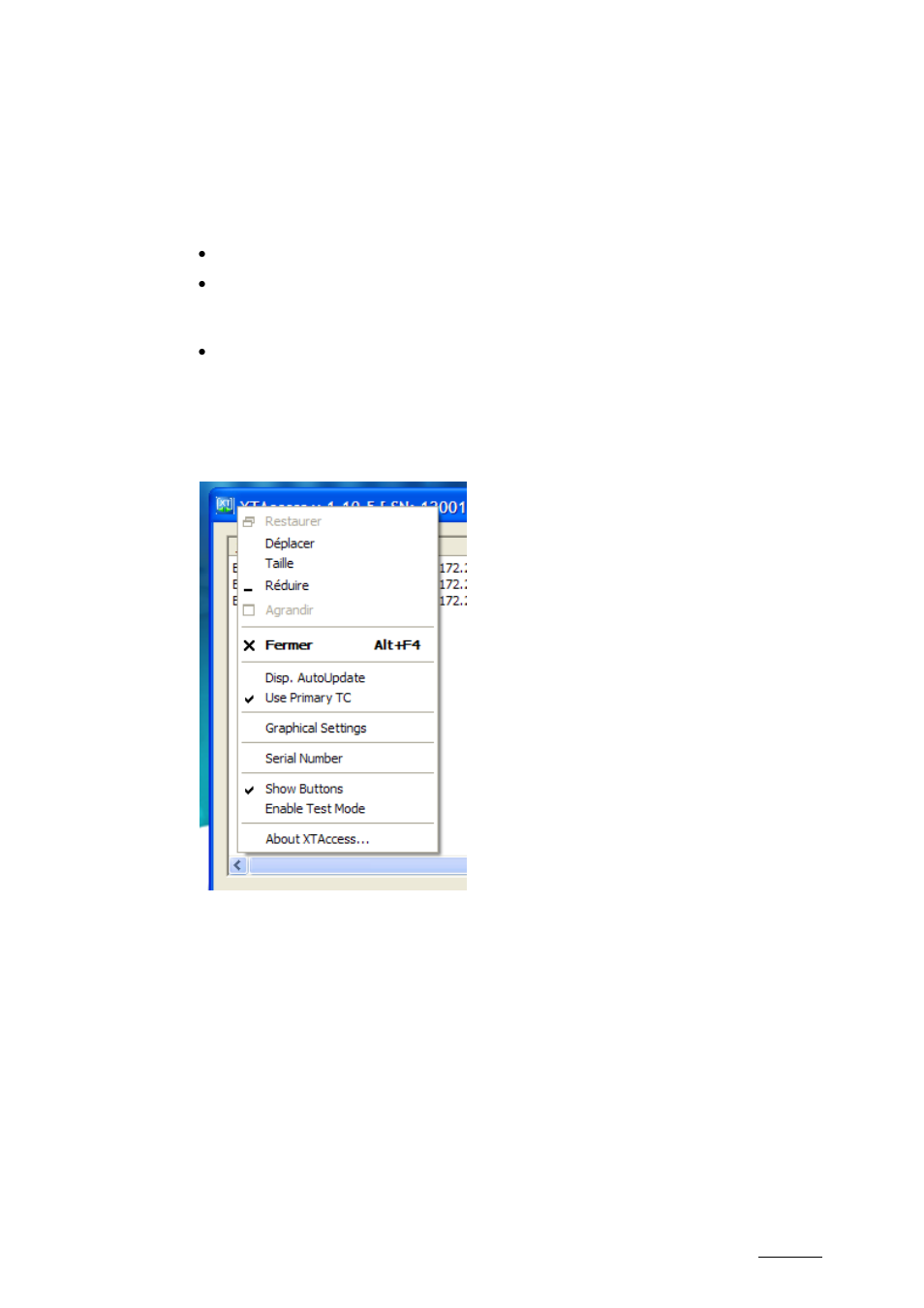 3 application title bar, Application title bar | EVS XTAccess Version 1.10 - July 2009 User Manual User Manual | Page 22 / 119