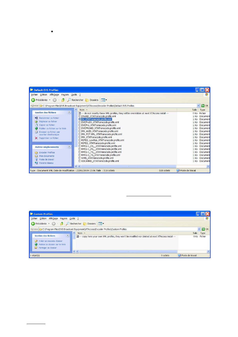 EVS XTAccess Version 1.10 - July 2009 User Manual User Manual | Page 67 / 119
