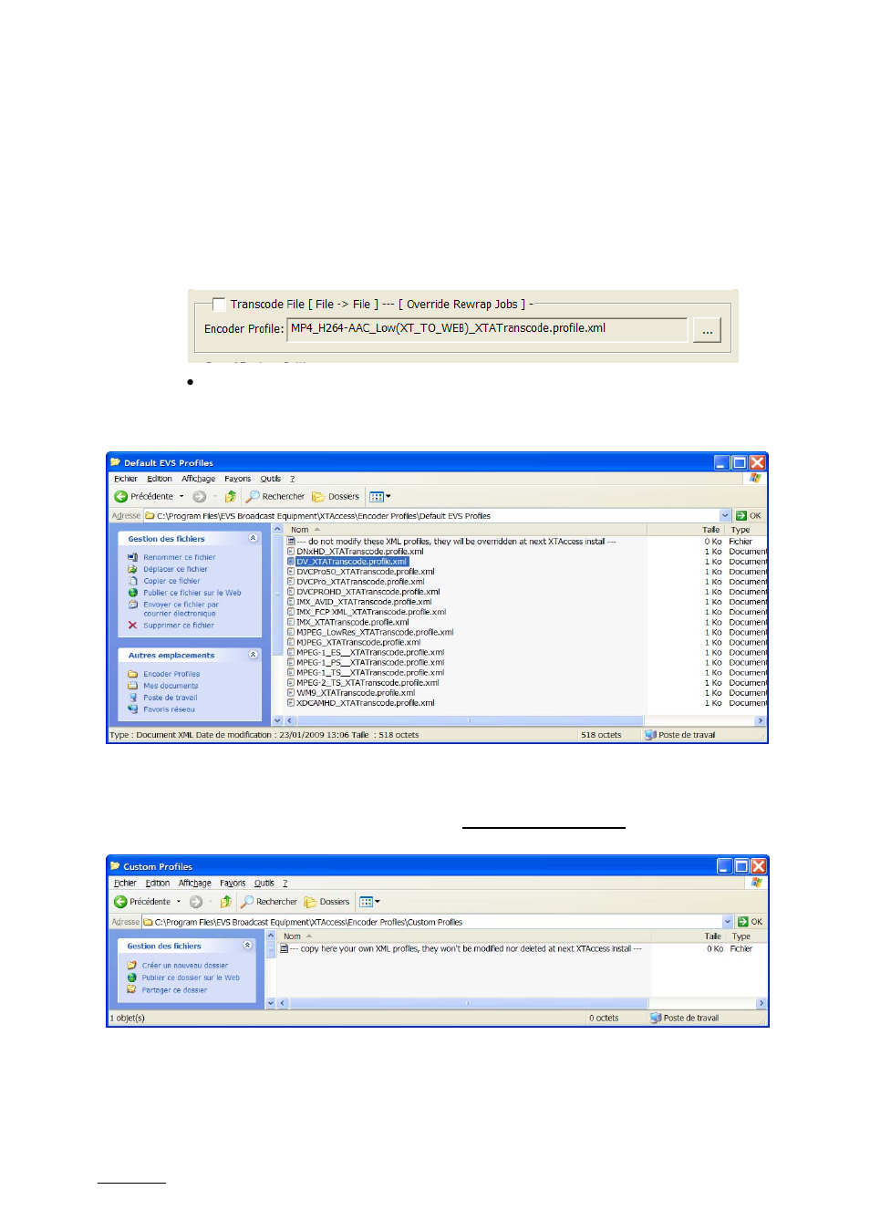 4 local xtaccess settings (non xml), Local xtaccess settings (non xml) | EVS XTAccess Version 1.10 - July 2009 User Manual User Manual | Page 71 / 119