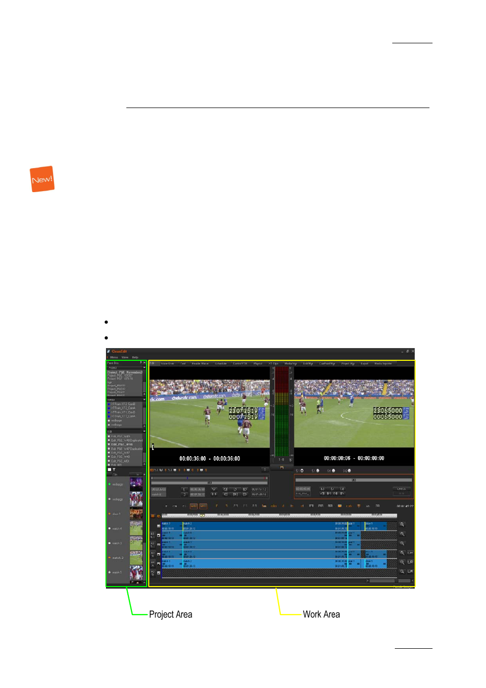 Introduction, General description, 2 main window | Main window, 1 general description | EVS XEDIO CleanEdit Version 3.1 - January 2011 User Manual User Manual | Page 12 / 222