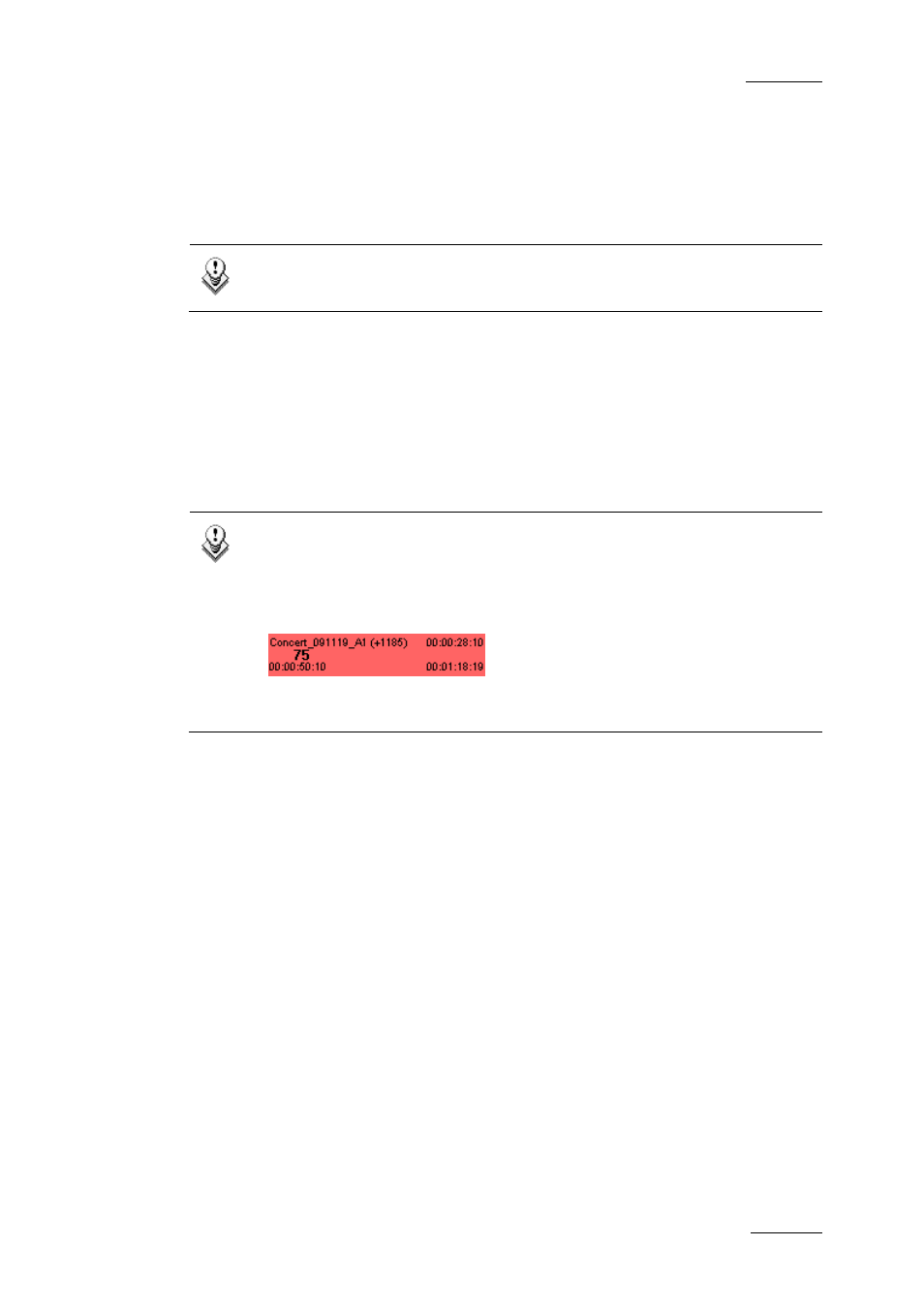 4 moving clips or elements on the timeline, 1 moving a clip or element in the timeline, Moving clips or elements on the timeline | Moving a clip or element in the timeline | EVS XEDIO CleanEdit Version 3.1 - January 2011 User Manual User Manual | Page 122 / 222