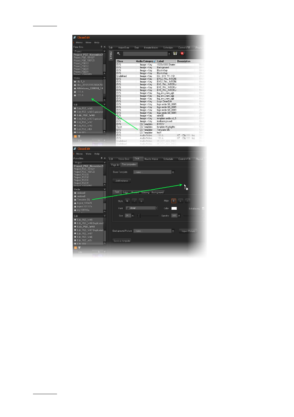 EVS XEDIO CleanEdit Version 3.1 - January 2011 User Manual User Manual | Page 199 / 222