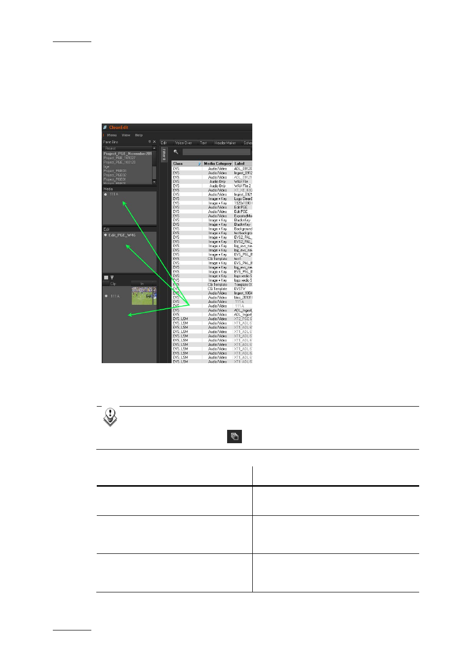 6 adding media to the project, Adding media to the project | EVS XEDIO CleanEdit Version 3.1 - January 2011 User Manual User Manual | Page 21 / 222