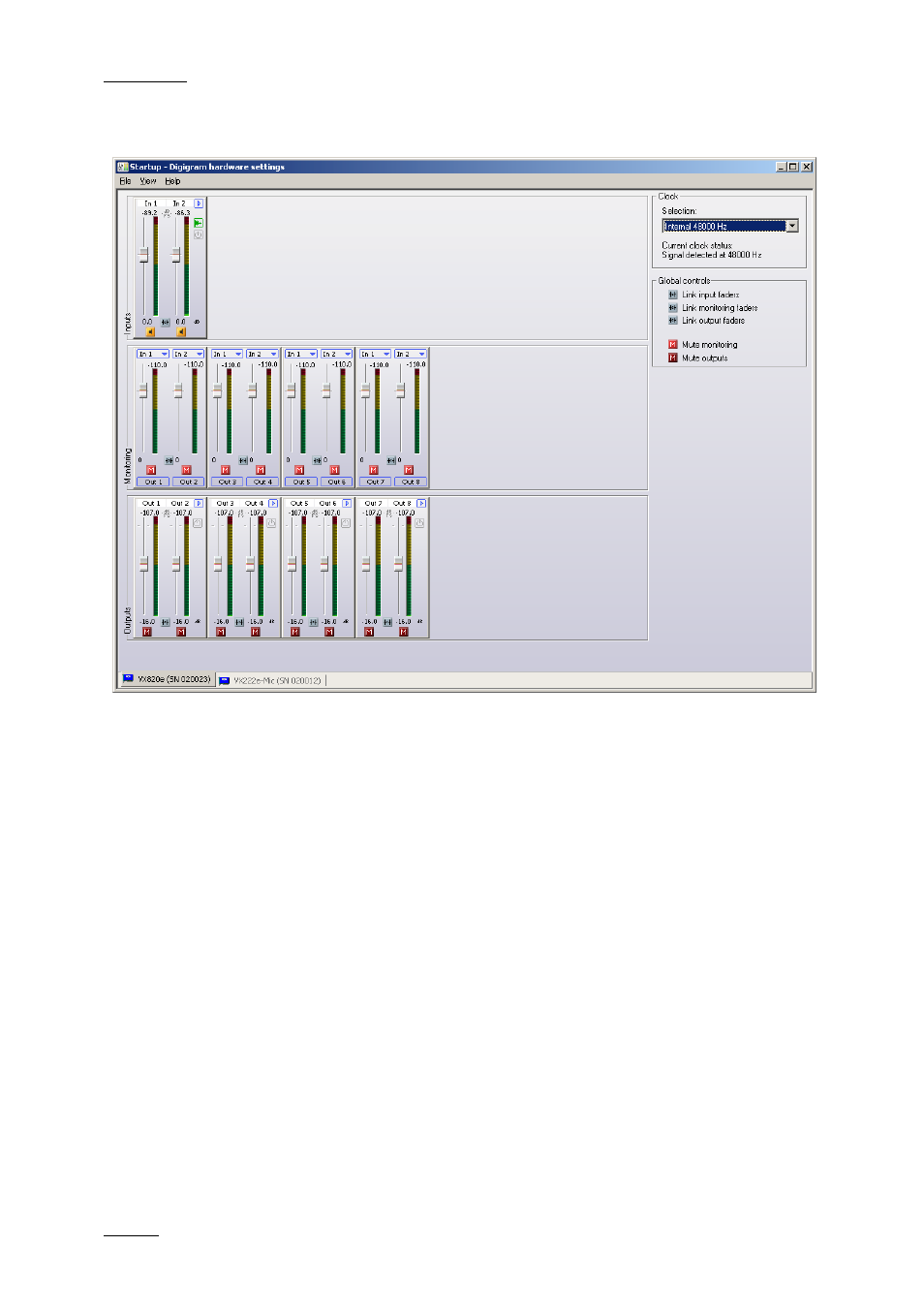 Settings for a 5.1 board | EVS XEDIO CleanEdit Version 3.1 - January 2011 User Manual User Manual | Page 221 / 222
