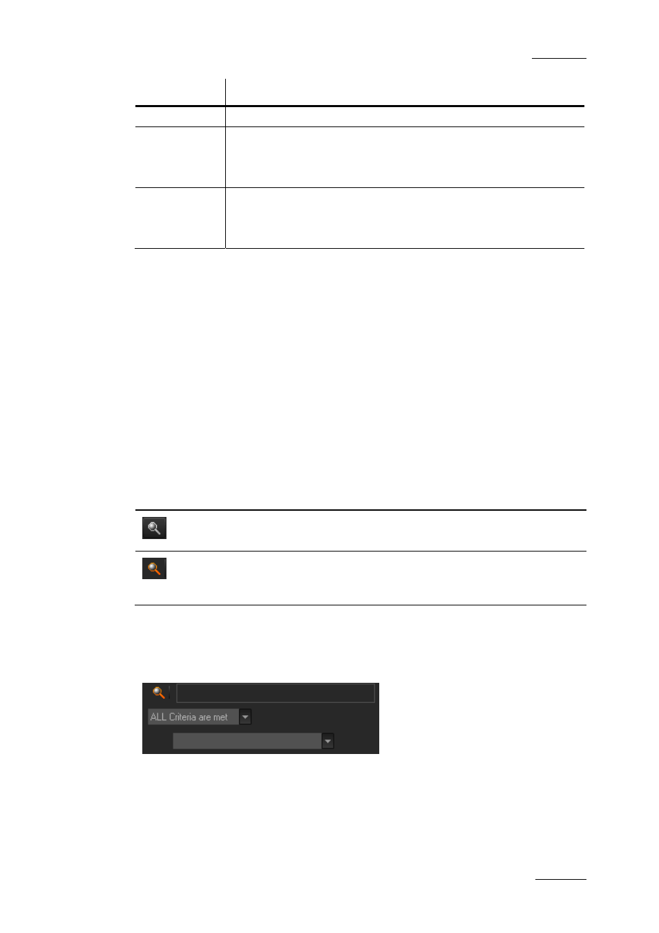 3 advanced filters, Filter activation, Show/hide filter button | Filter extended area, Advanced filters, Dvanced, Ilters | EVS XEDIO CleanEdit Version 3.1 - January 2011 User Manual User Manual | Page 38 / 222