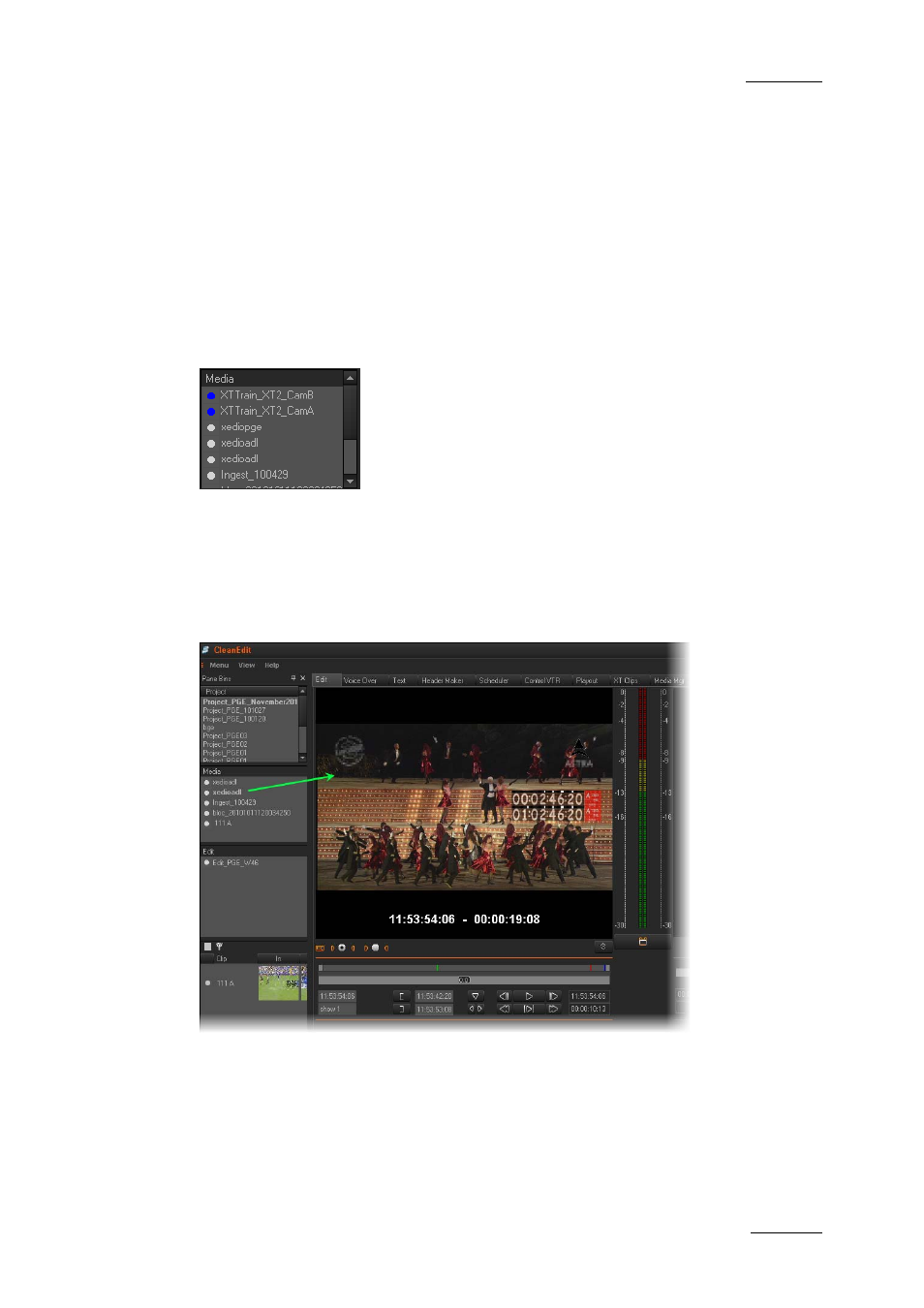 3 media zone, 1 introduction, 2 opening media in the player area | Media zone, Introduction, Opening media in the player area | EVS XEDIO CleanEdit Version 3.1 - January 2011 User Manual User Manual | Page 52 / 222