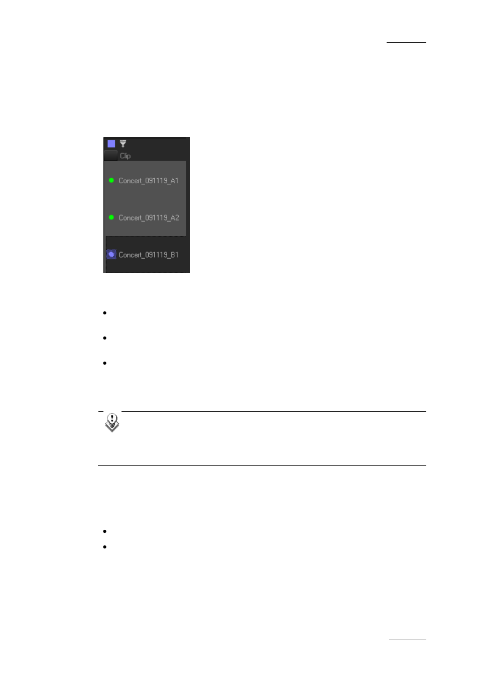 5 clip zone, 1 introduction, 2 viewing clips | Clip zone, Introduction, Viewing clips, Ntroduction, Iewing, Lips | EVS XEDIO CleanEdit Version 3.1 - January 2011 User Manual User Manual | Page 60 / 222