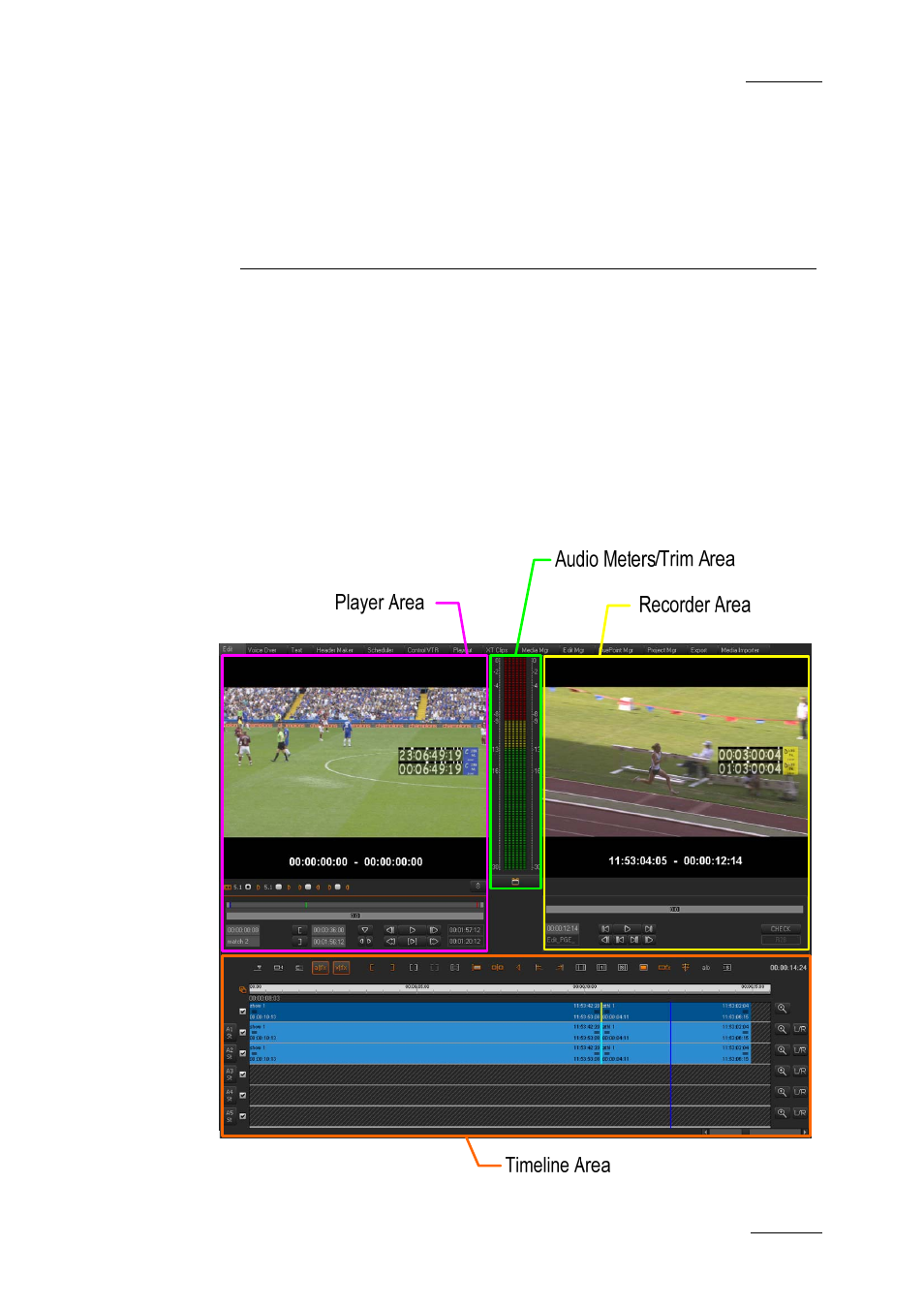 Main workspace for editing, 1 edit tab overview, Edit tab overview | 6 ‘main workspace for editing | EVS XEDIO CleanEdit Version 3.1 - January 2011 User Manual User Manual | Page 64 / 222
