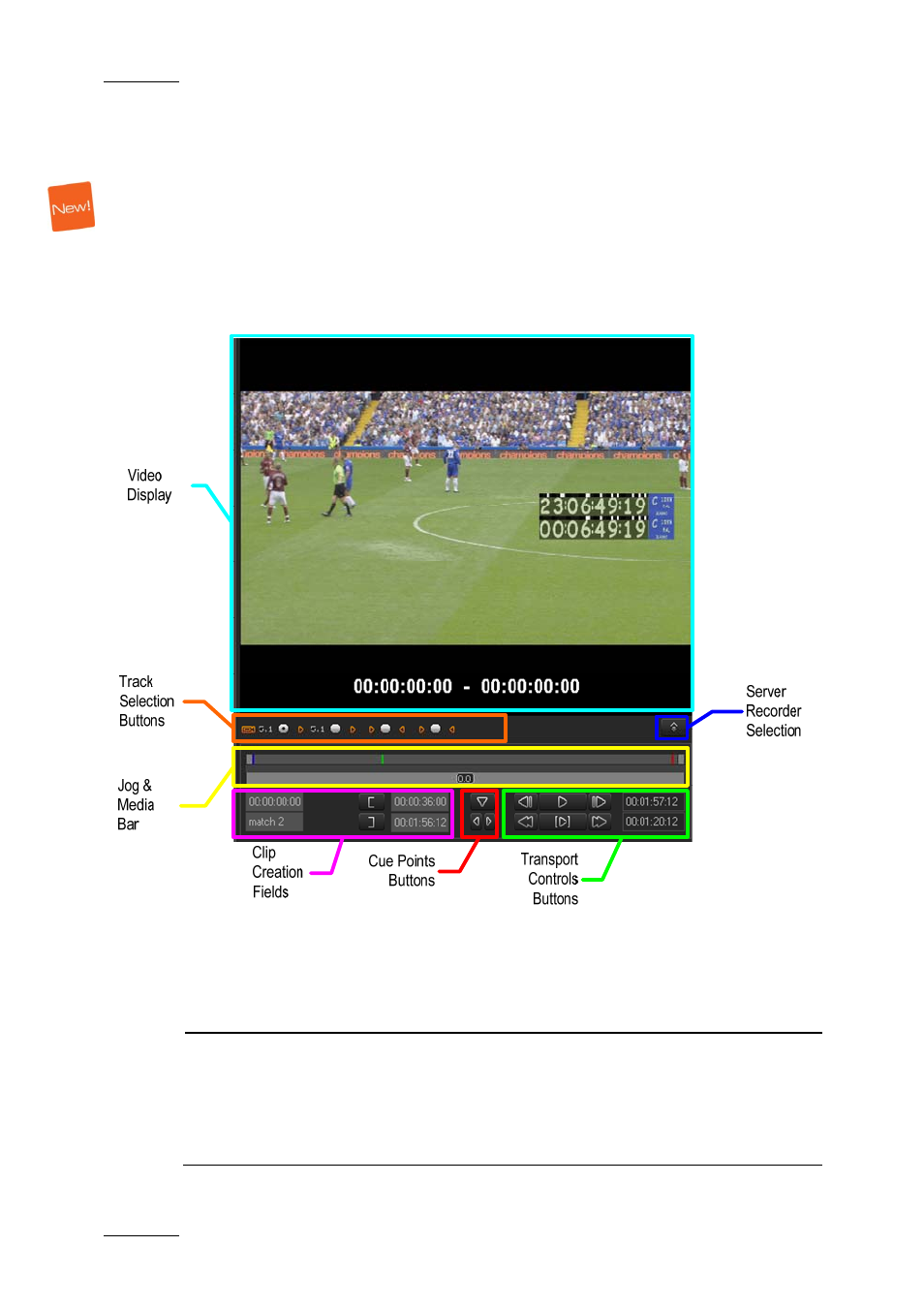2 player area, Overview, Player area | Verview | EVS XEDIO CleanEdit Version 3.1 - January 2011 User Manual User Manual | Page 65 / 222