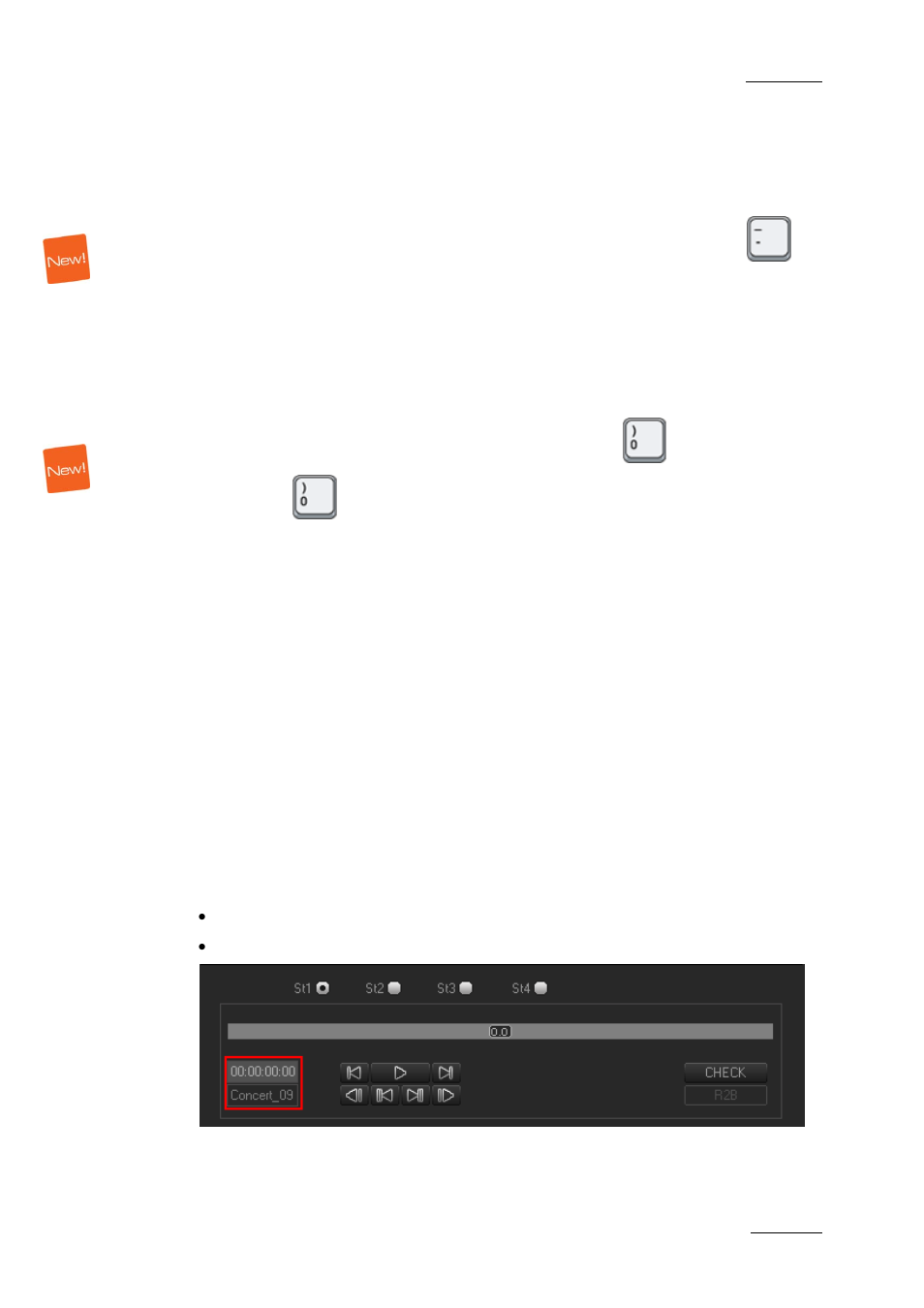 2 activating the recorder area, 3 making the recorder area full screen, 4 adjusting the recorder video display | 5 playing the edit in the recorder area, Edit information, Activating the recorder area, Making the recorder area full screen, Adjusting the recorder video display, Playing the edit in the recorder area | EVS XEDIO CleanEdit Version 3.1 - January 2011 User Manual User Manual | Page 84 / 222
