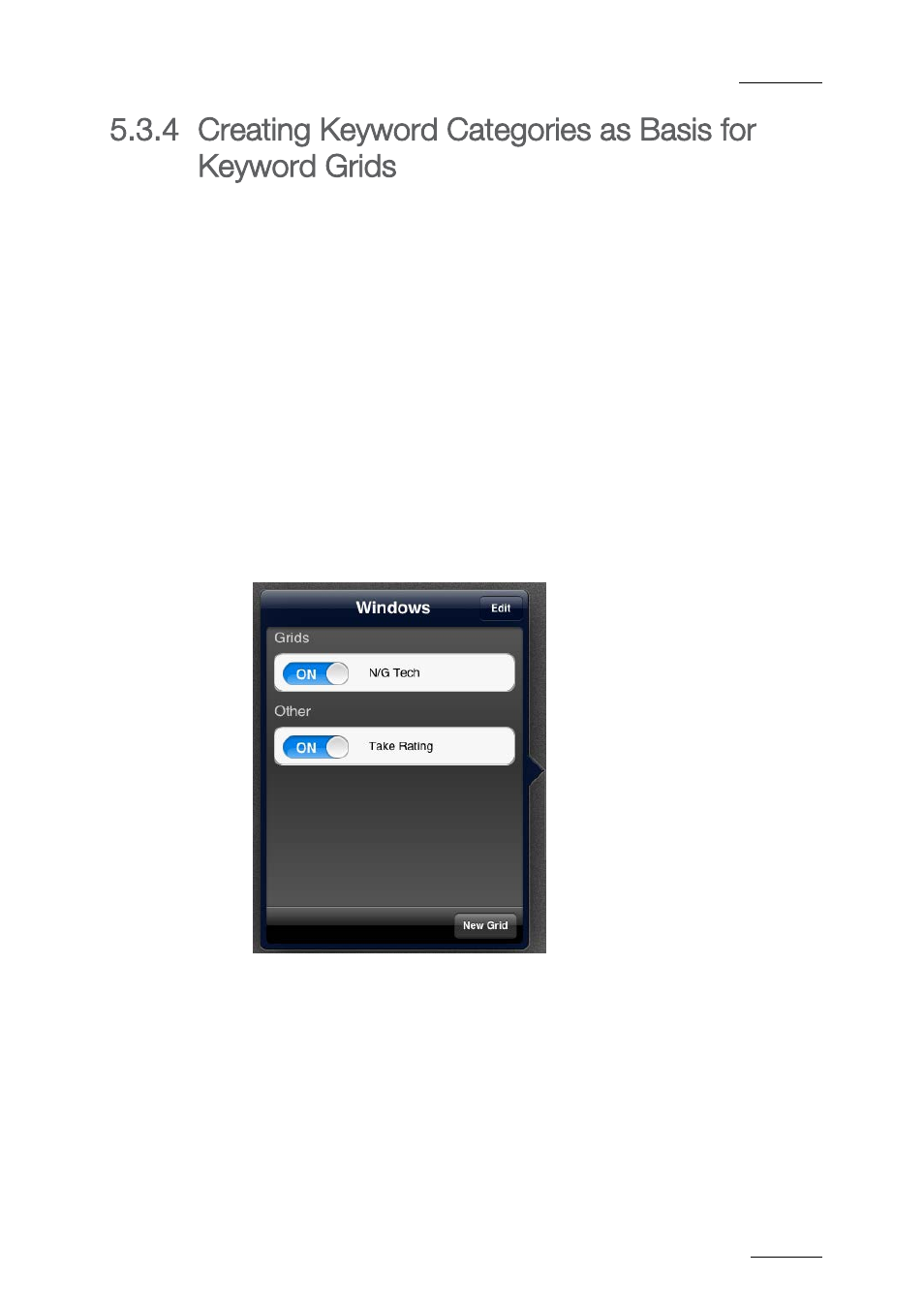 EVS ProNotes Version 1.0 - January 2012 User Manual | Page 57 / 97