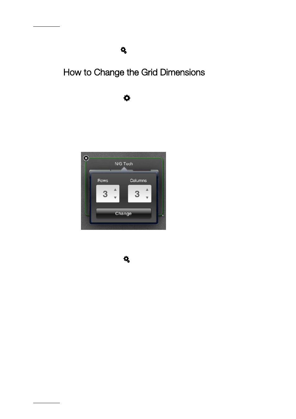 Editing the tabs, E 53, How to change the grid dimensions | EVS ProNotes Version 1.0 - January 2012 User Manual | Page 60 / 97