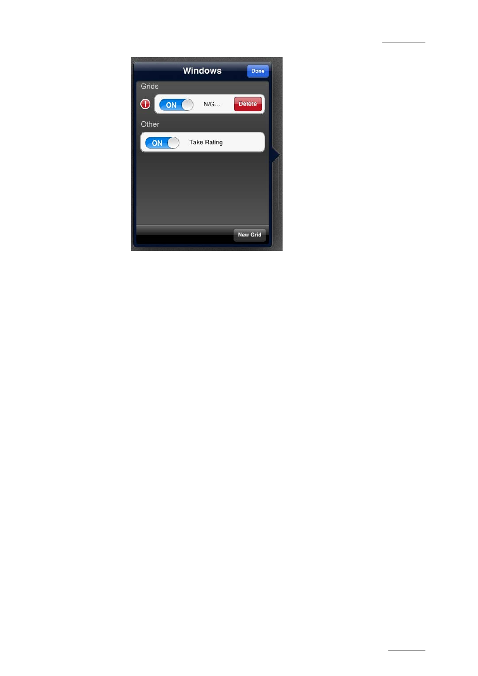 5 xe "keyword grid:delete" deleting keyword grids | EVS ProNotes Version 1.0 - January 2012 User Manual | Page 69 / 97