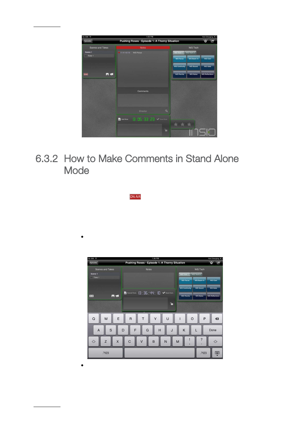 How to make comments in stand alone mode, 2 how to make comments in stand alone mode | EVS ProNotes Version 1.0 - January 2012 User Manual | Page 78 / 97