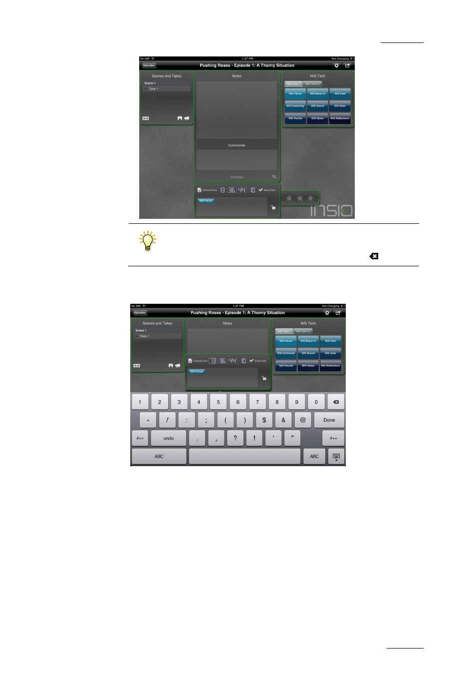 EVS ProNotes Version 1.0 - January 2012 User Manual | Page 79 / 97