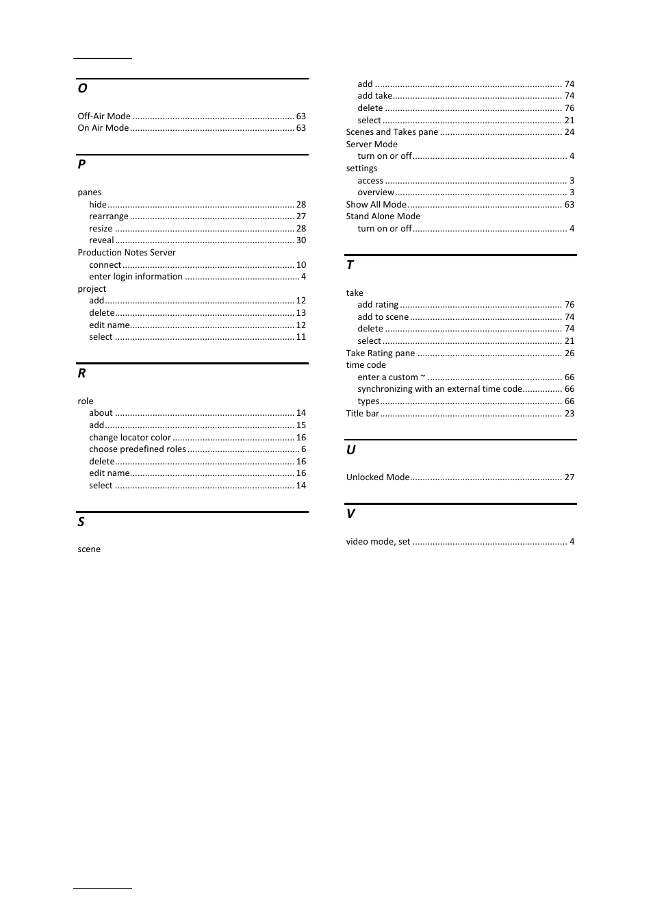 EVS ProNotes Version 1.0 - January 2012 User Manual | Page 96 / 97