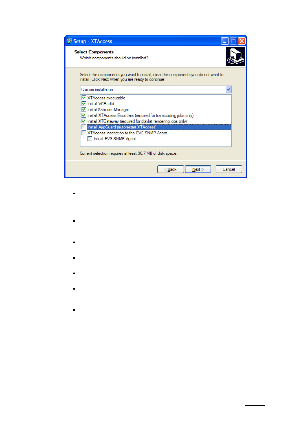 EVS XTAccess Version 1.14 - July 2010 User Manual User Manual | Page 12 / 108