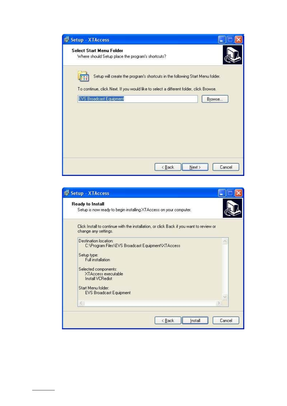 EVS XTAccess Version 1.14 - July 2010 User Manual User Manual | Page 13 / 108