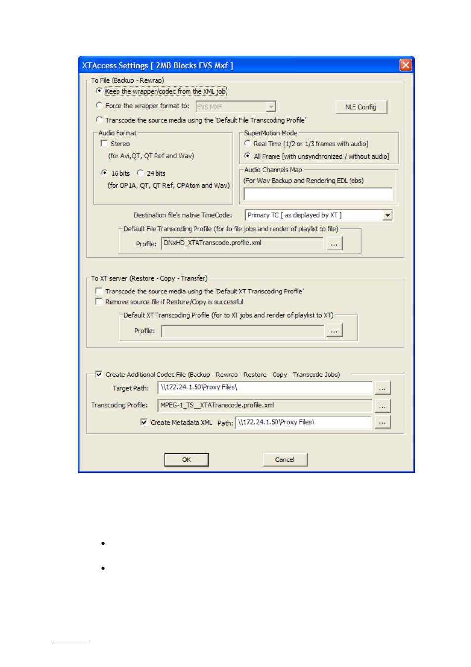 Title bar | EVS XTAccess Version 1.14 - July 2010 User Manual User Manual | Page 29 / 108