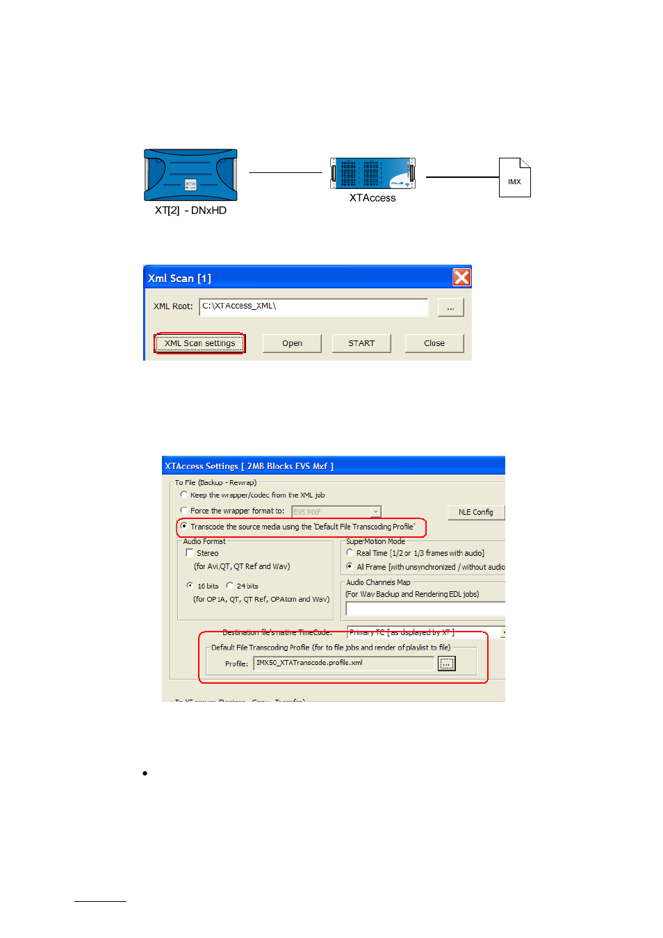 2 transcode native evs server clip, Transcode native evs server clip | EVS XTAccess Version 1.14 - July 2010 User Manual User Manual | Page 77 / 108