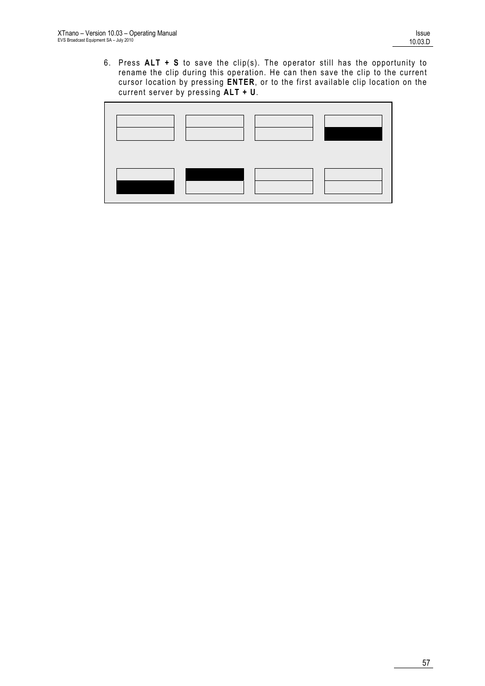 EVS XTnano Version 10.03 - July 2010 Operation Manual User Manual | Page 64 / 100