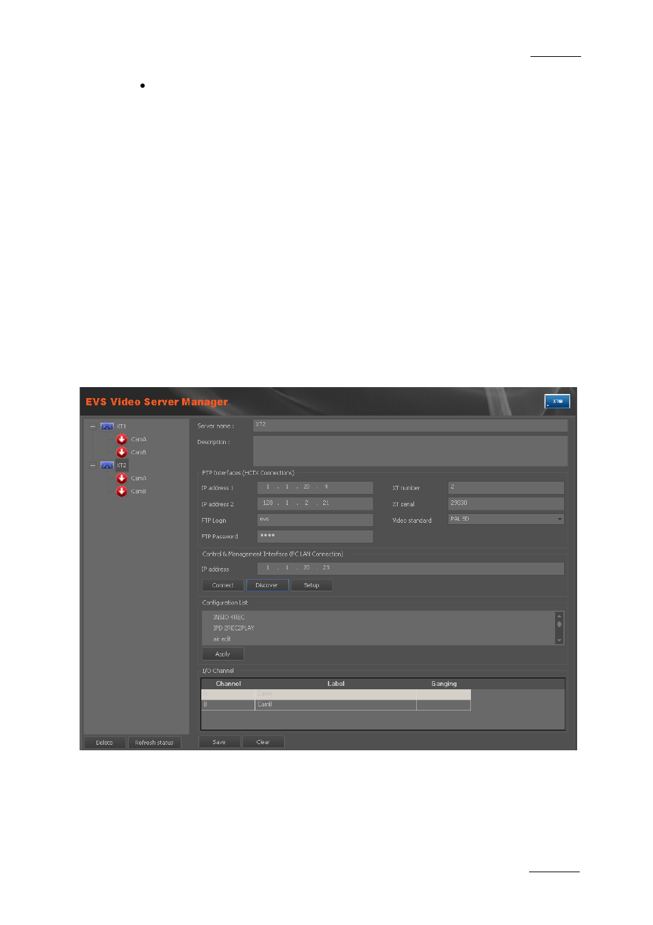 3 evs video server, 1 introduction, Evs video server | Introduction, Ntroduction | EVS XEDIO Manager Version 4.2 - June 2012 User Manual User Manual | Page 31 / 146