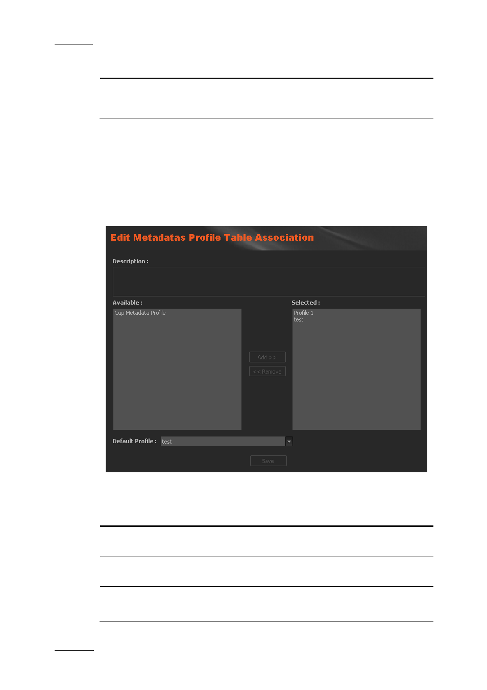 4 edit profile association, Edit profile association | EVS XEDIO Manager Version 4.2 - June 2012 User Manual User Manual | Page 74 / 146