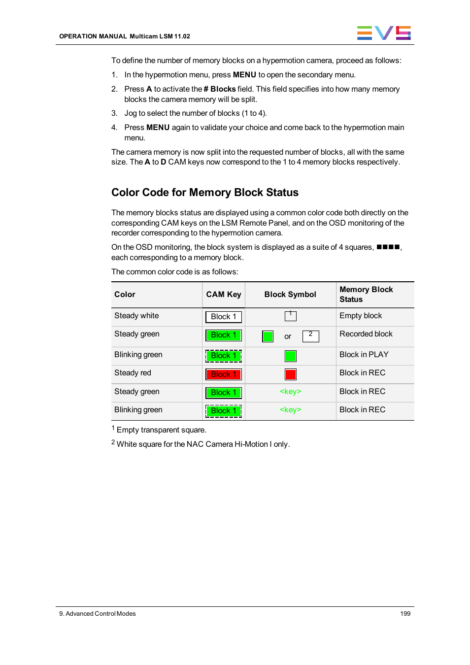 EVS XT3 MulticamLSM Version 11.02 - July 2013 Operation Manual User Manual | Page 209 / 221