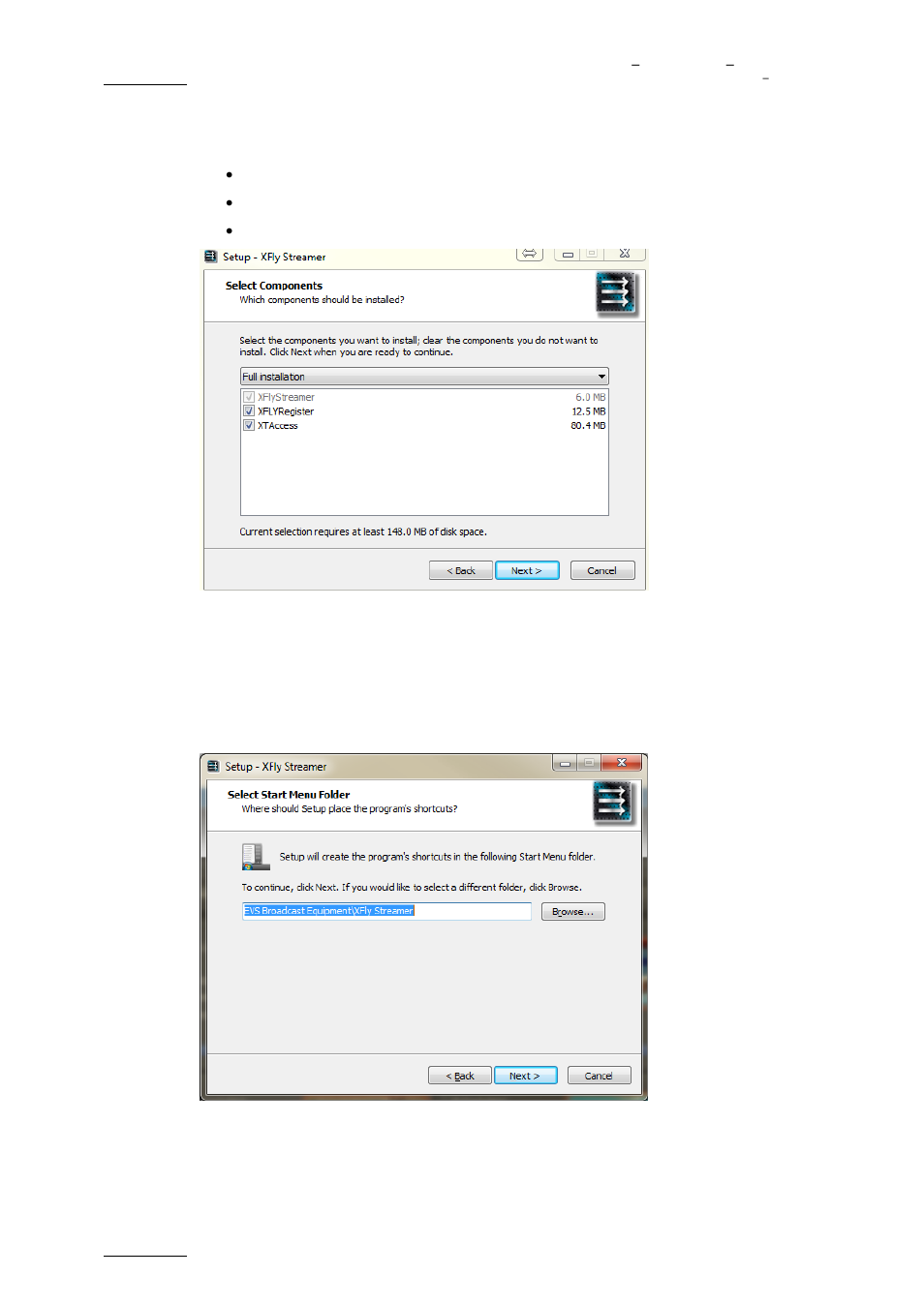 EVS XFLY Streamer Version 1.01 - January 2013 User Manual User Manual | Page 10 / 33