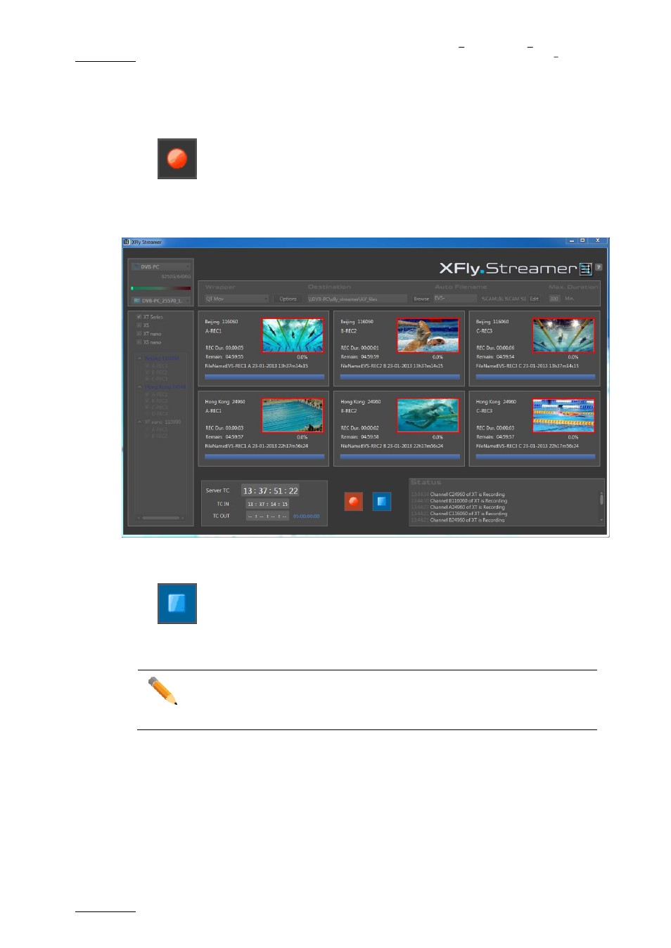 EVS XFLY Streamer Version 1.01 - January 2013 User Manual User Manual | Page 30 / 33
