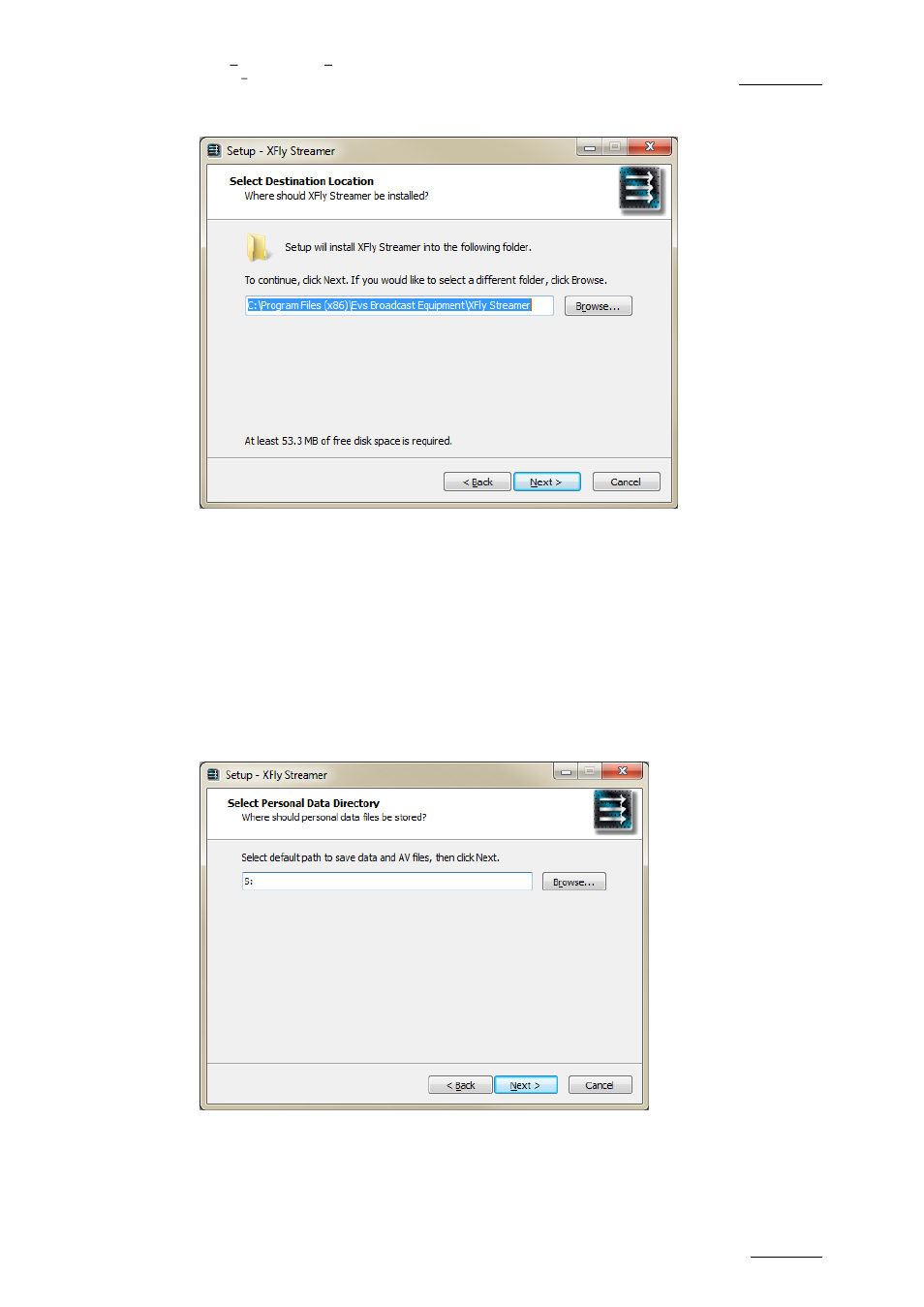 EVS XFLY Streamer Version 1.01 - January 2013 User Manual User Manual | Page 9 / 33