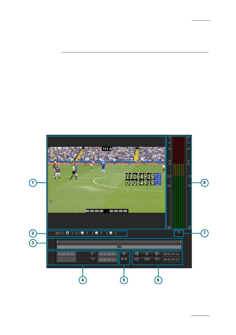 Player, 1 purpose, 2 overview of the player pane | Purpose, Overview of the player pane | EVS XEDIO Cutter Version 4.2 - June 2012 User Manual User Manual | Page 23 / 42