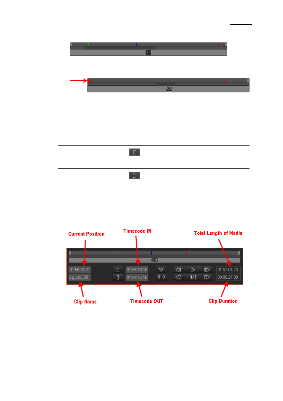 3 clip creation functions, 4 timecode information, Clip creation functions | Timecode information, On 3.4.3 ‘clip creation functions, 4 ‘timecode information, Age 21, Reation, Unctions, Imecode | EVS XEDIO Cutter Version 4.2 - June 2012 User Manual User Manual | Page 29 / 42