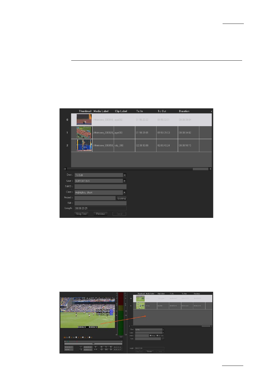 Storyboard, 1 purpose, 2 creating and managing the storyboard list | 1 adding a clip to the storyboard, Purpose, Creating and managing the storyboard list, Adding a clip to the storyboard | EVS XEDIO Cutter Version 4.2 - June 2012 User Manual User Manual | Page 35 / 42