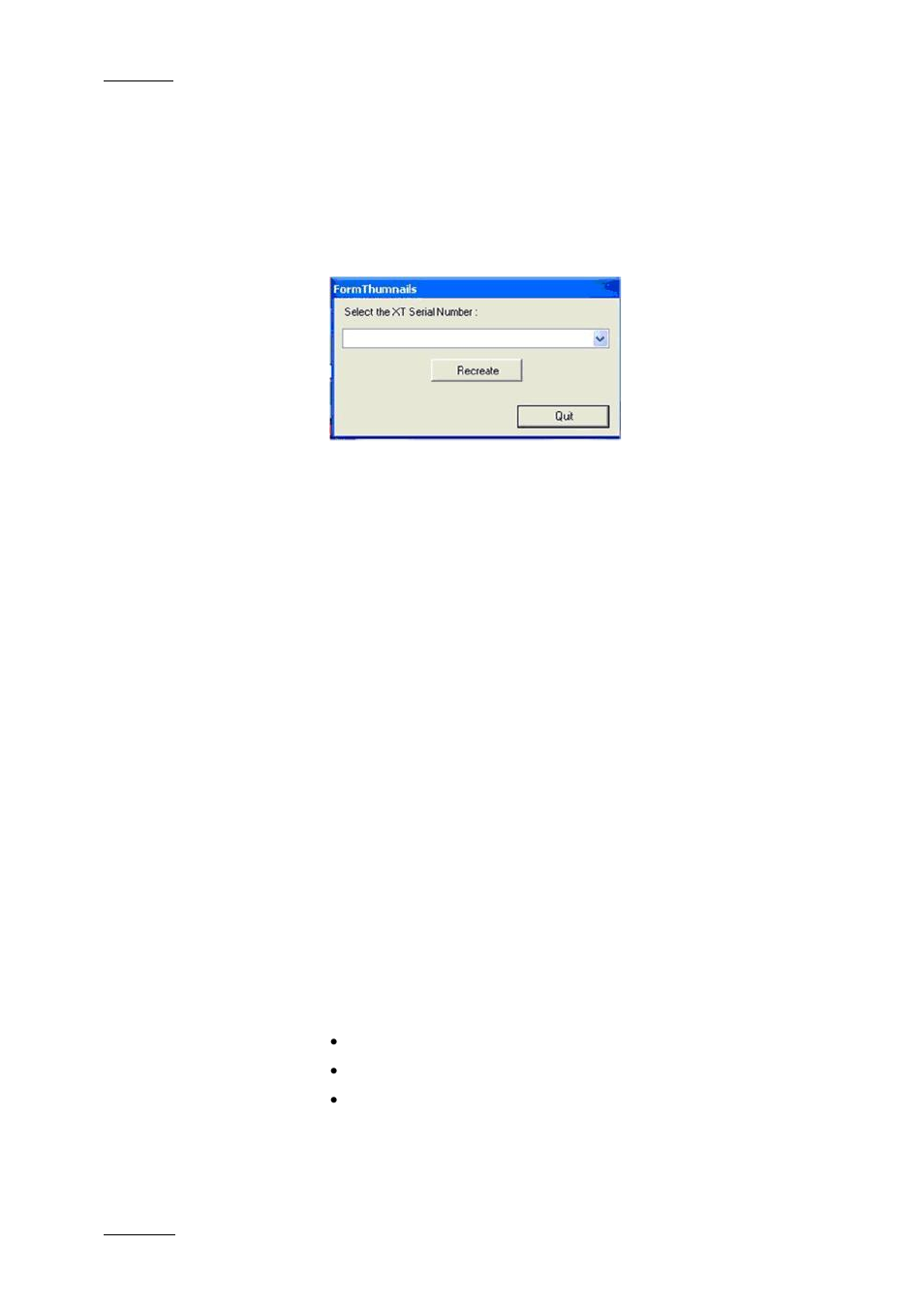 Recreate all thumbnails, Define shortcuts, All clips status and history | Own clips status and history, Transfer information | EVS IPDirector Version 4.3 - October 2007 Part 1 User's Manual User Manual | Page 31 / 68