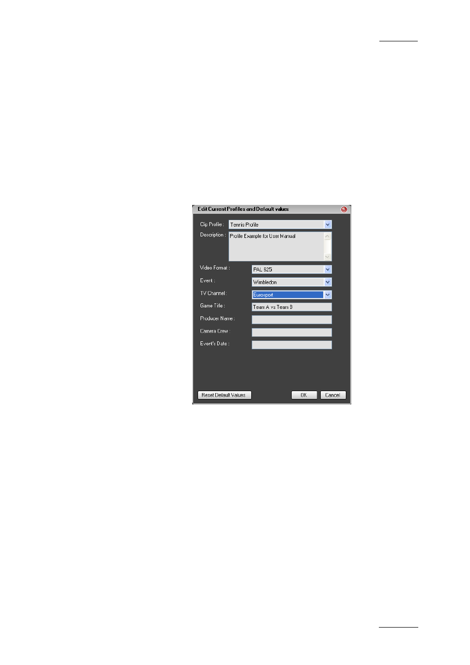 4 how to change the current profile, How to change the current profile, Ow to | Hange the, Urrent, Rofile | EVS IPDirector Version 4.3 - October 2007 Part 1 User's Manual User Manual | Page 48 / 68