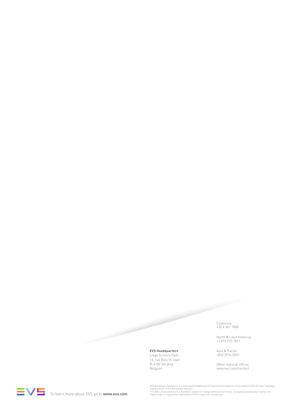 EVS XEDIO Browse Version 4.35 - August 2013 User Manual User Manual | Page 46 / 46