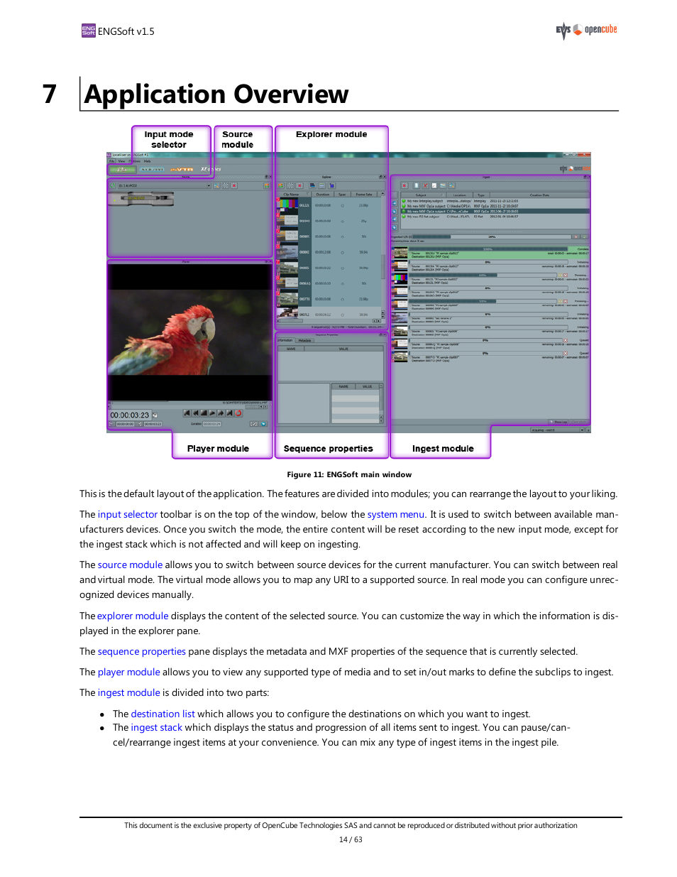 7 application overview | EVS ENGSoft v1.5 User Guide User Manual | Page 14 / 63