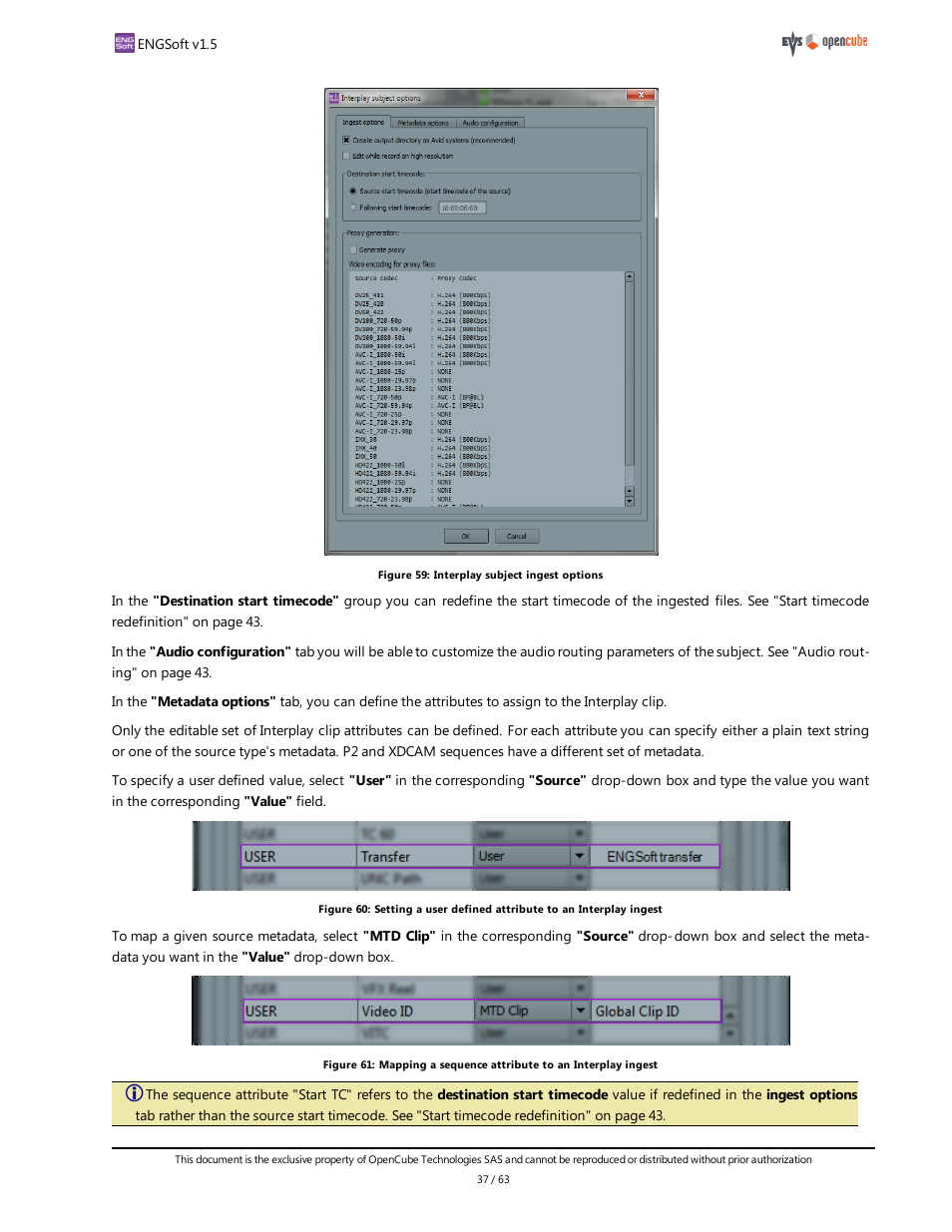 EVS ENGSoft v1.5 User Guide User Manual | Page 37 / 63