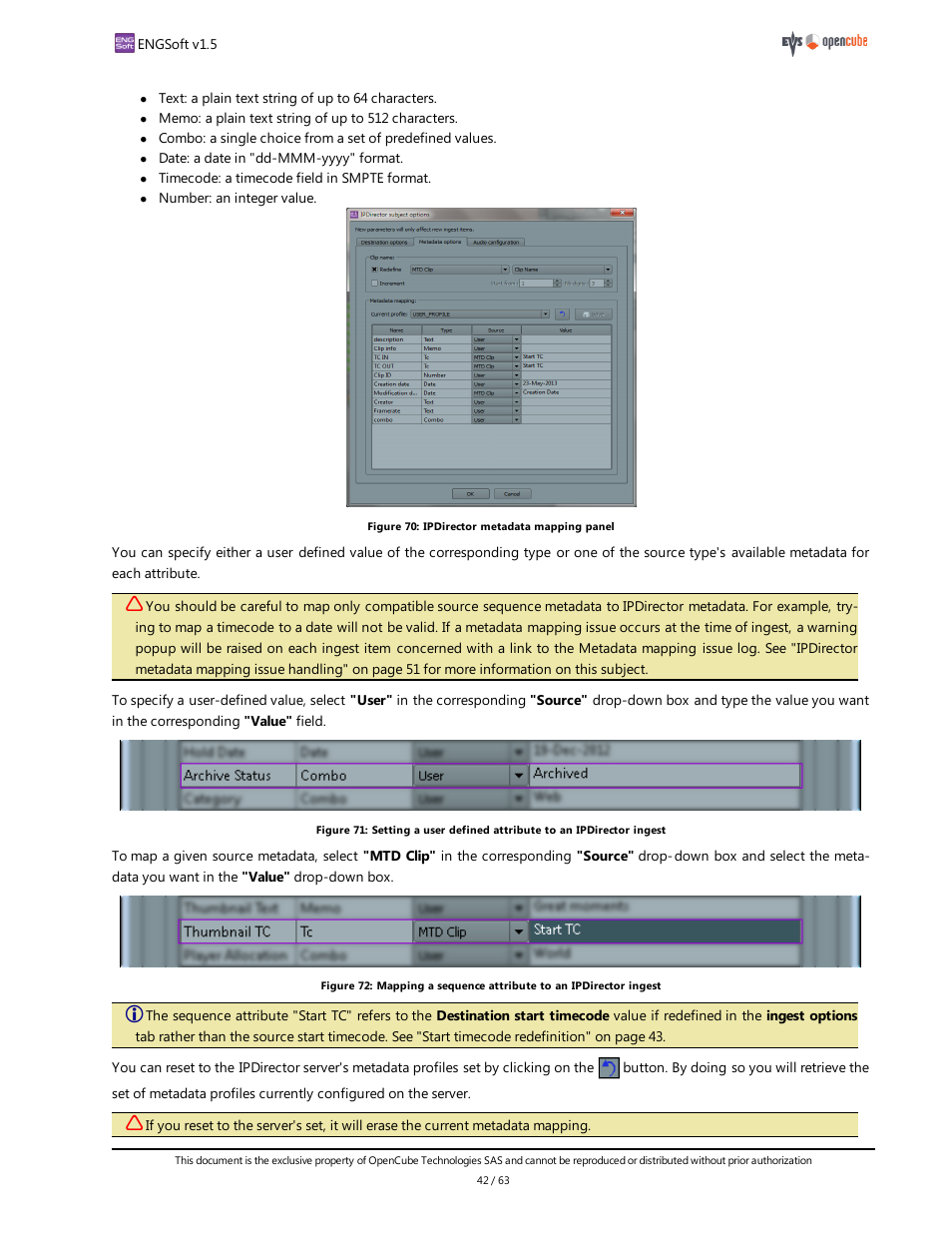 EVS ENGSoft v1.5 User Guide User Manual | Page 42 / 63