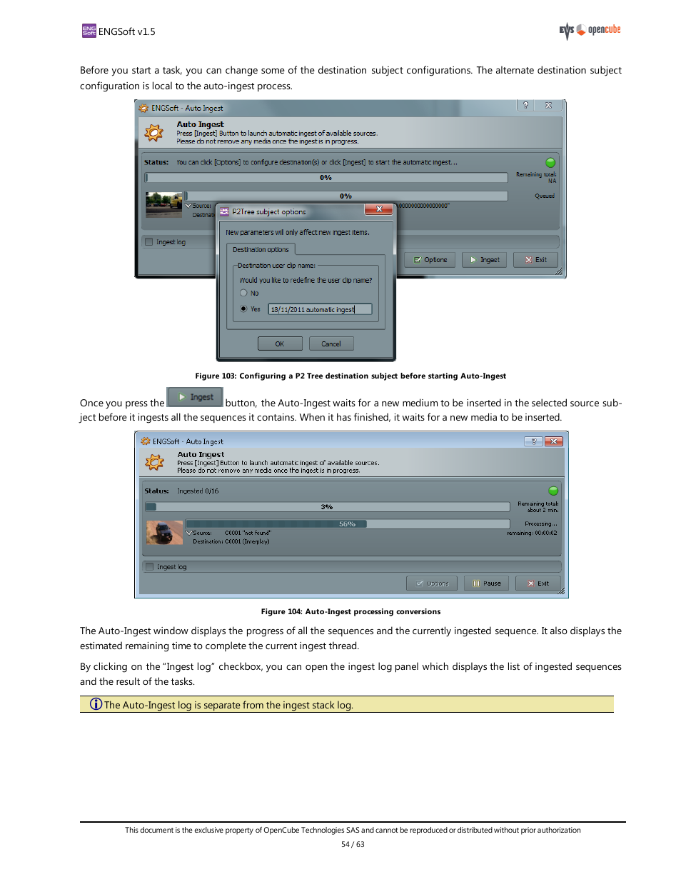 EVS ENGSoft v1.5 User Guide User Manual | Page 54 / 63