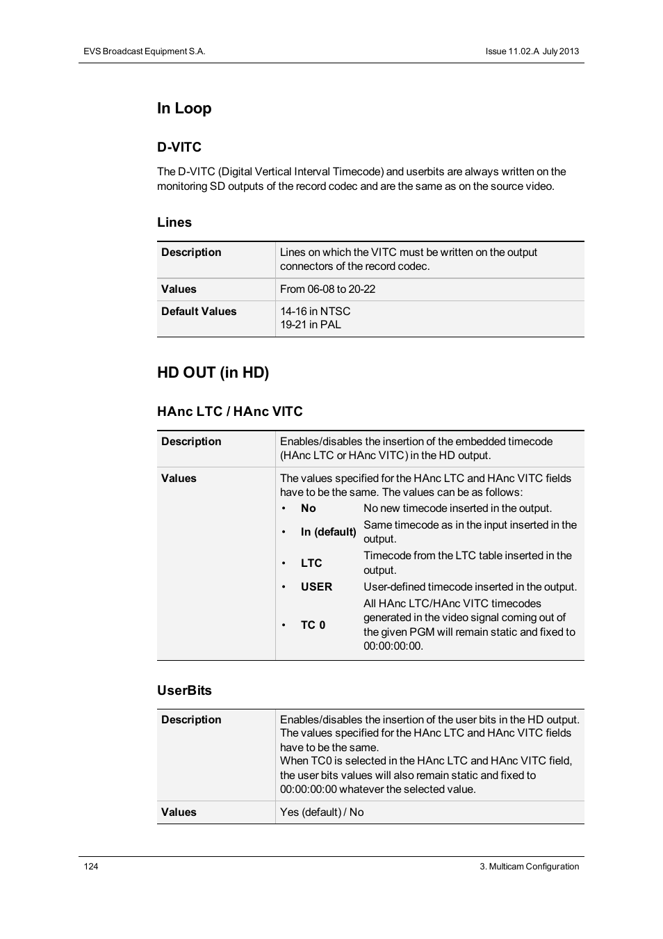 Hd out (in hd) | EVS XTnano Version 11.02 - July 2013 Configuration Manual User Manual | Page 132 / 190