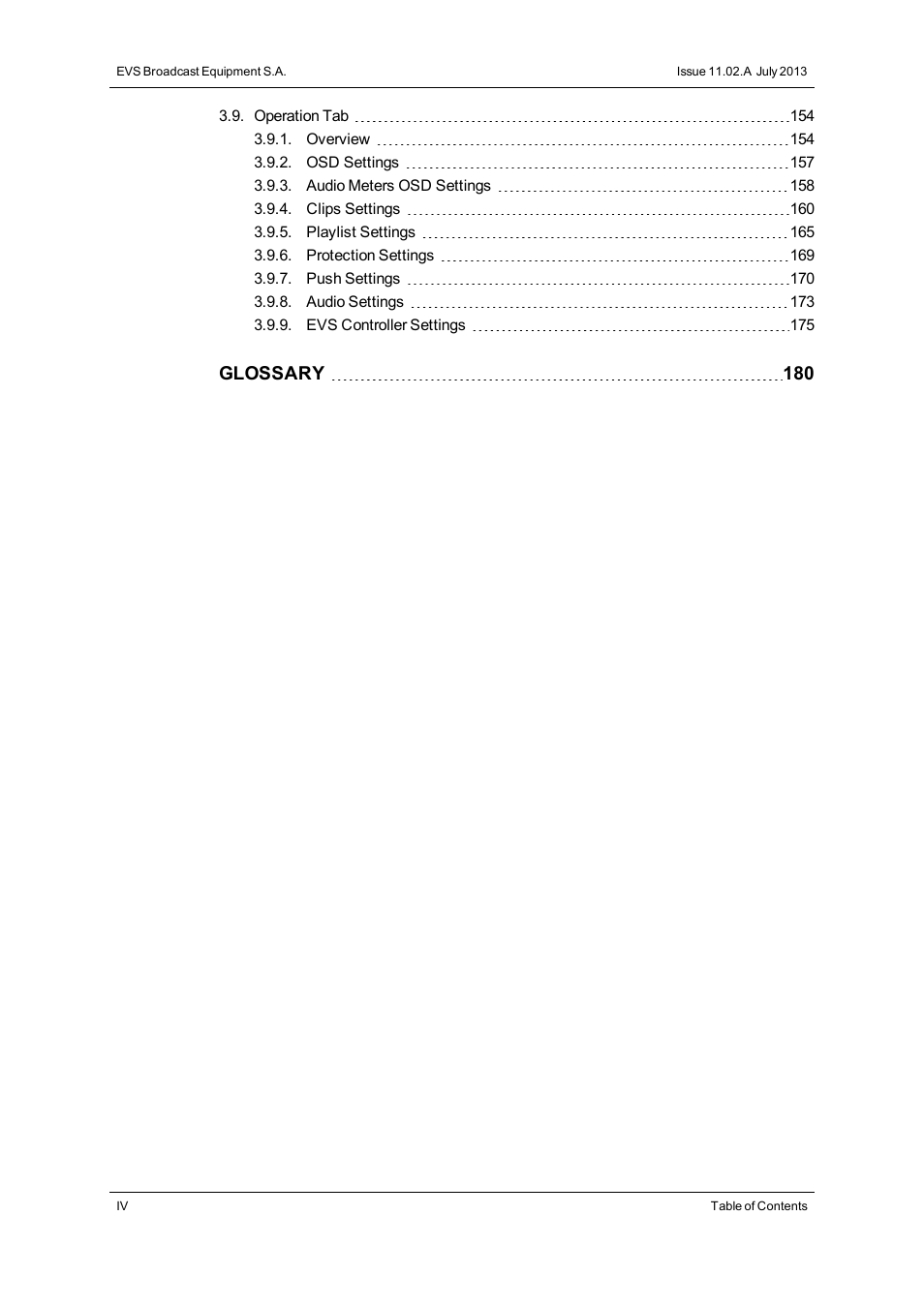 EVS XTnano Version 11.02 - July 2013 Configuration Manual User Manual | Page 6 / 190