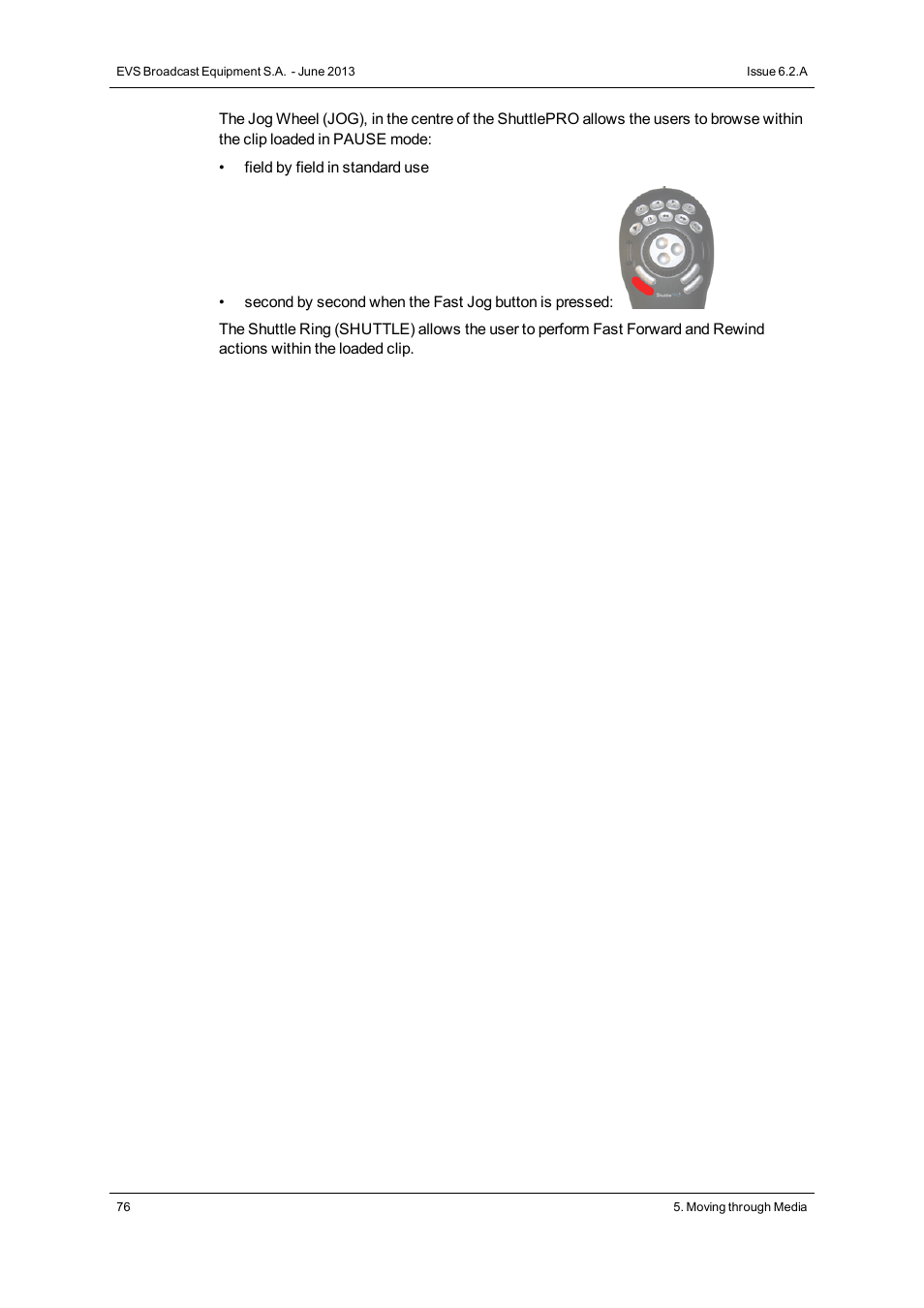 EVS IPDirector Version 6.2 - June 2013 CONTROL PANEL User Manual User Manual | Page 86 / 110