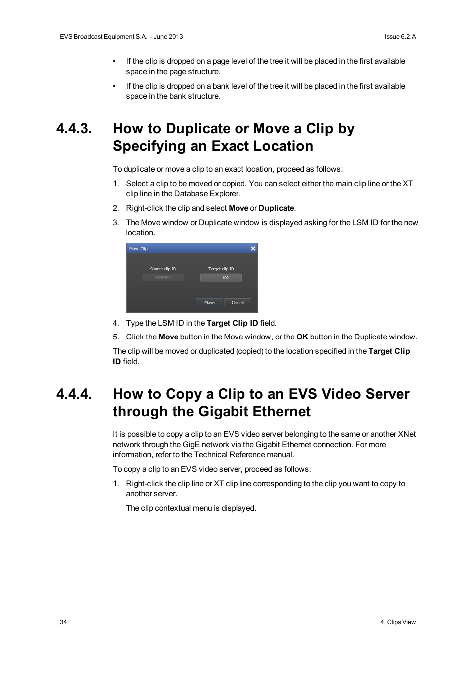 EVS IPDirector Version 6.2 - June 2013 DATABASE EXPLORER User Manual User Manual | Page 46 / 126