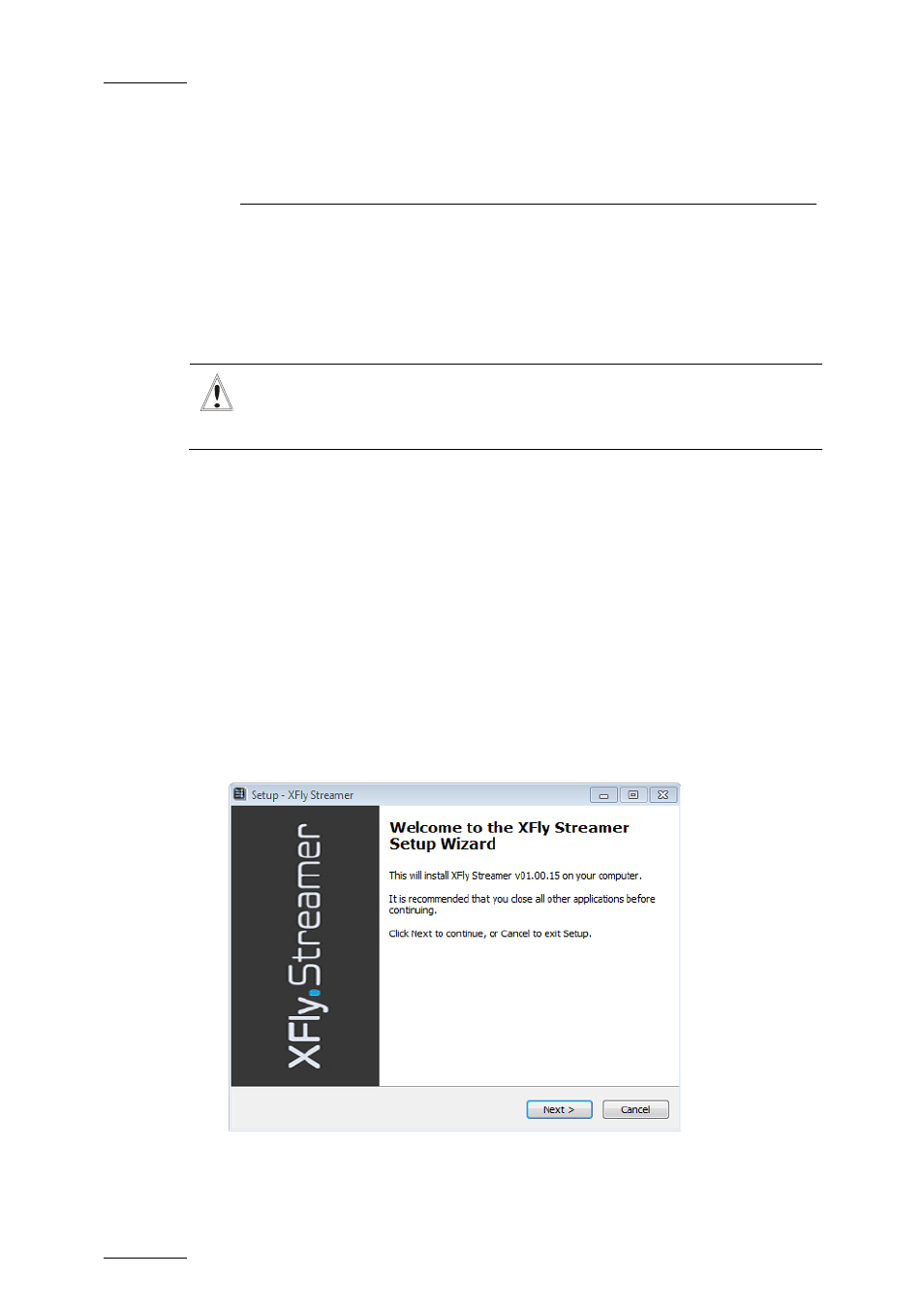 Installation | EVS XFLY Streamer April 2012 User Manual User Manual | Page 10 / 33